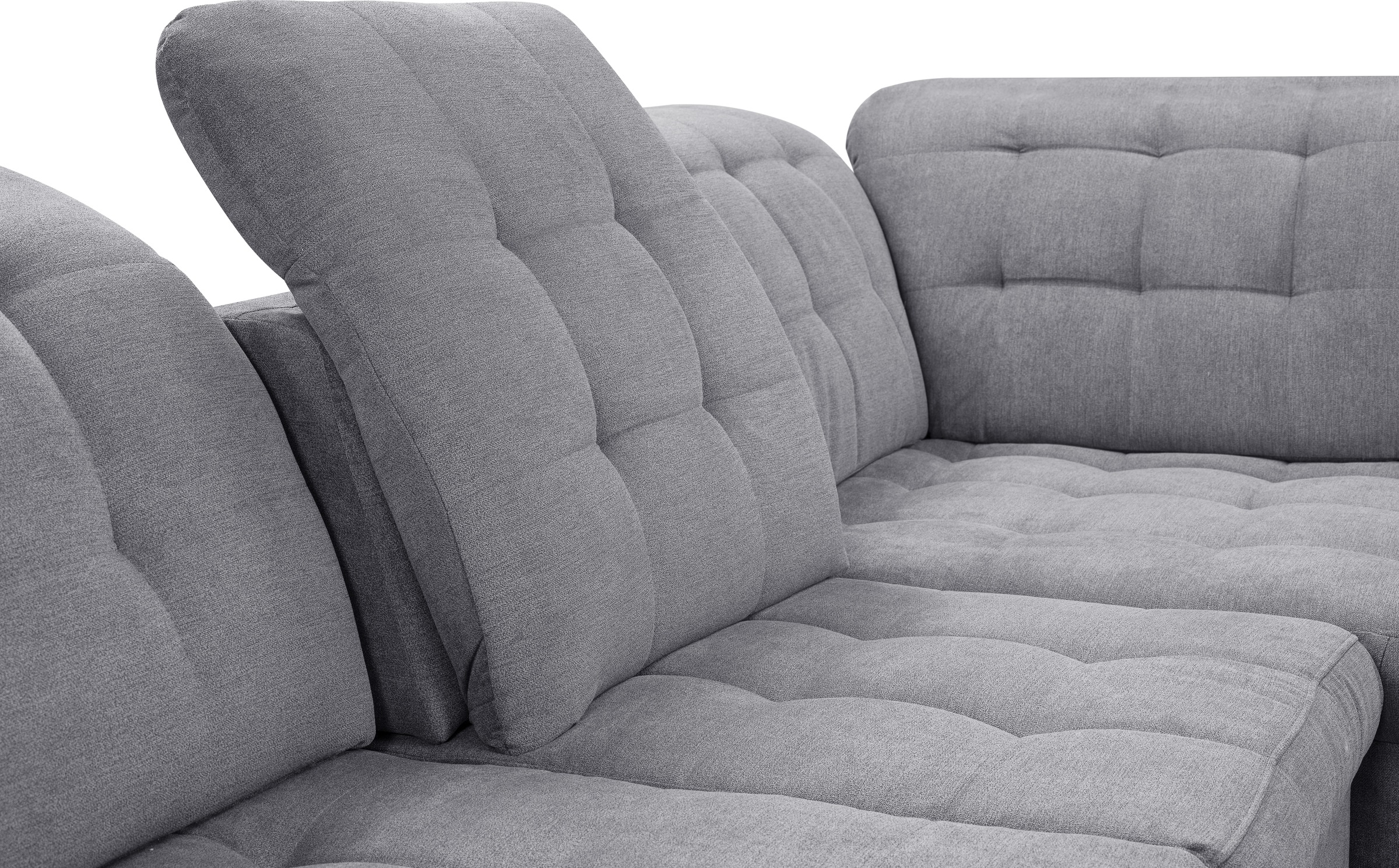WERK2 Wohnlandschaft »Kordula-New U-Form«, Sofa in U-Form mit Schlaffunktion & Bettkasten, Schlafcouch