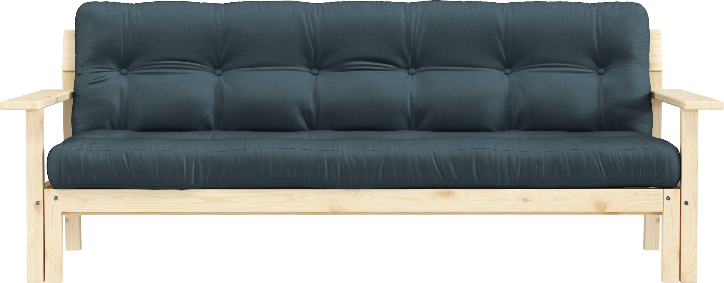 Schlafsofa »Unwind«, Mit Holzstruktur, inkl. Futonmatratze, Liegefläche 130x190 cm