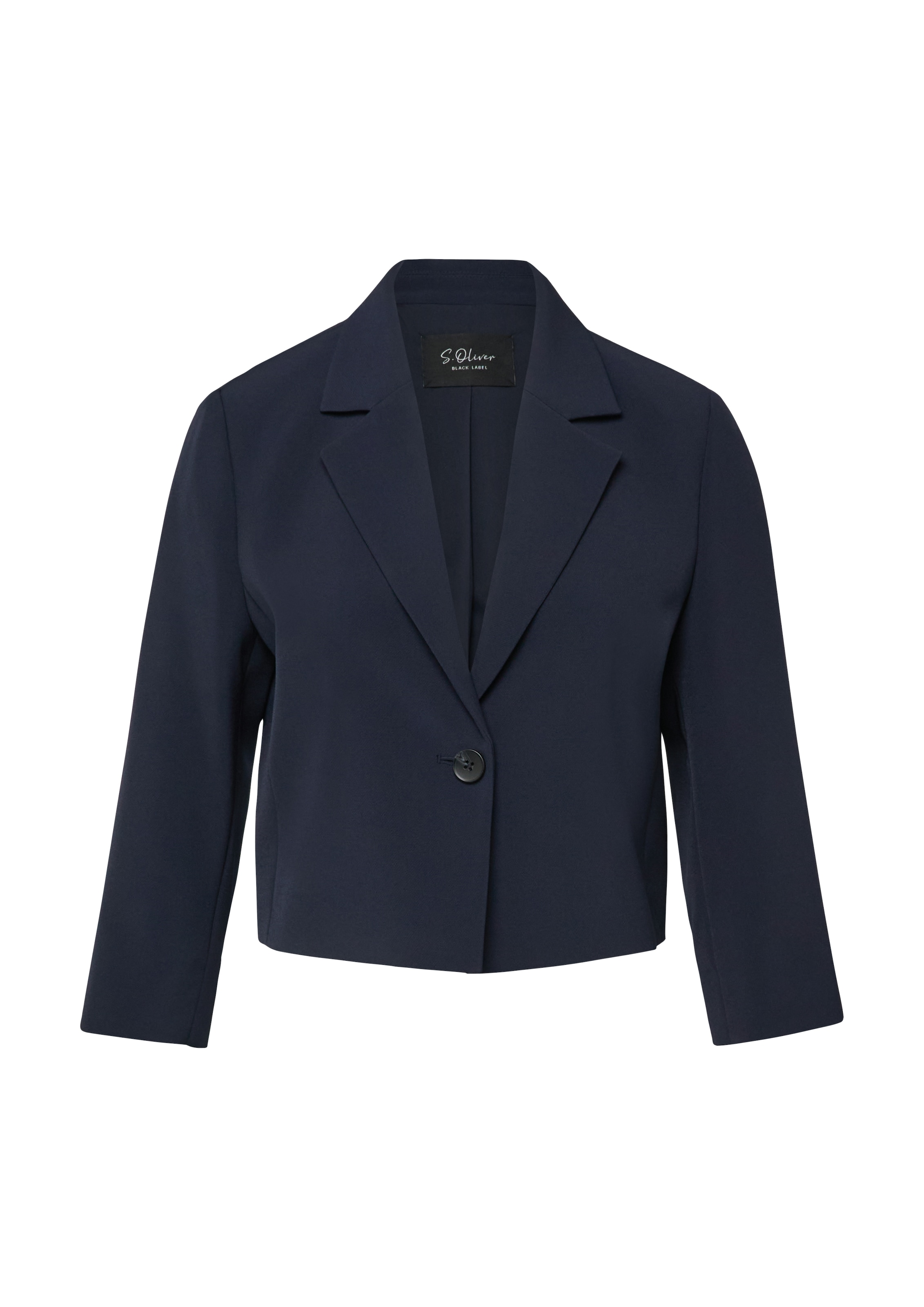 s.Oliver BLACK LABEL Kurzblazer 3/4-Arm mit Stretch