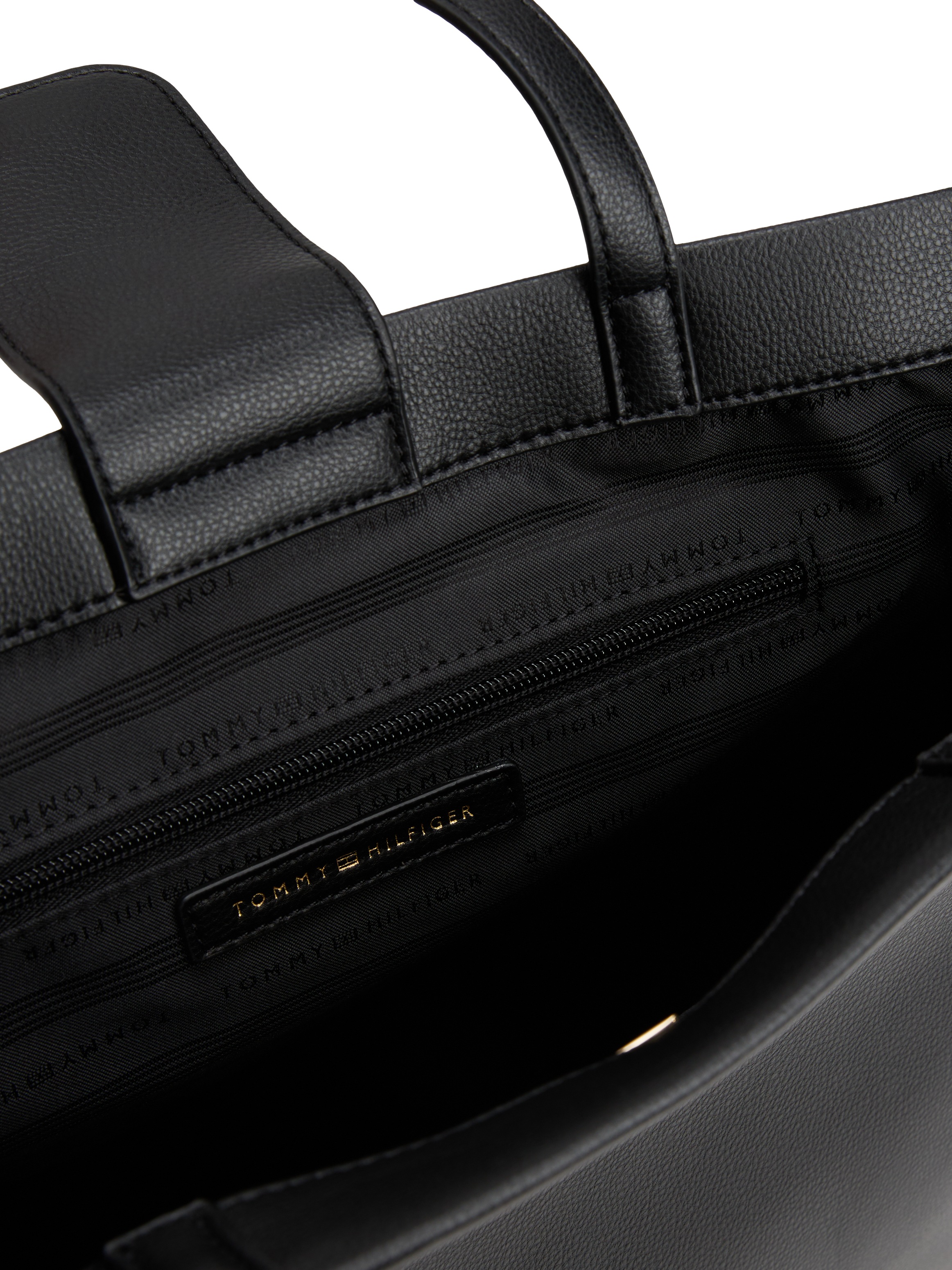 Tommy Hilfiger Tragetasche »TH MODERN TOTE«, Damen Schultertasche, Umhängetasche mit TH-Schmuckelement