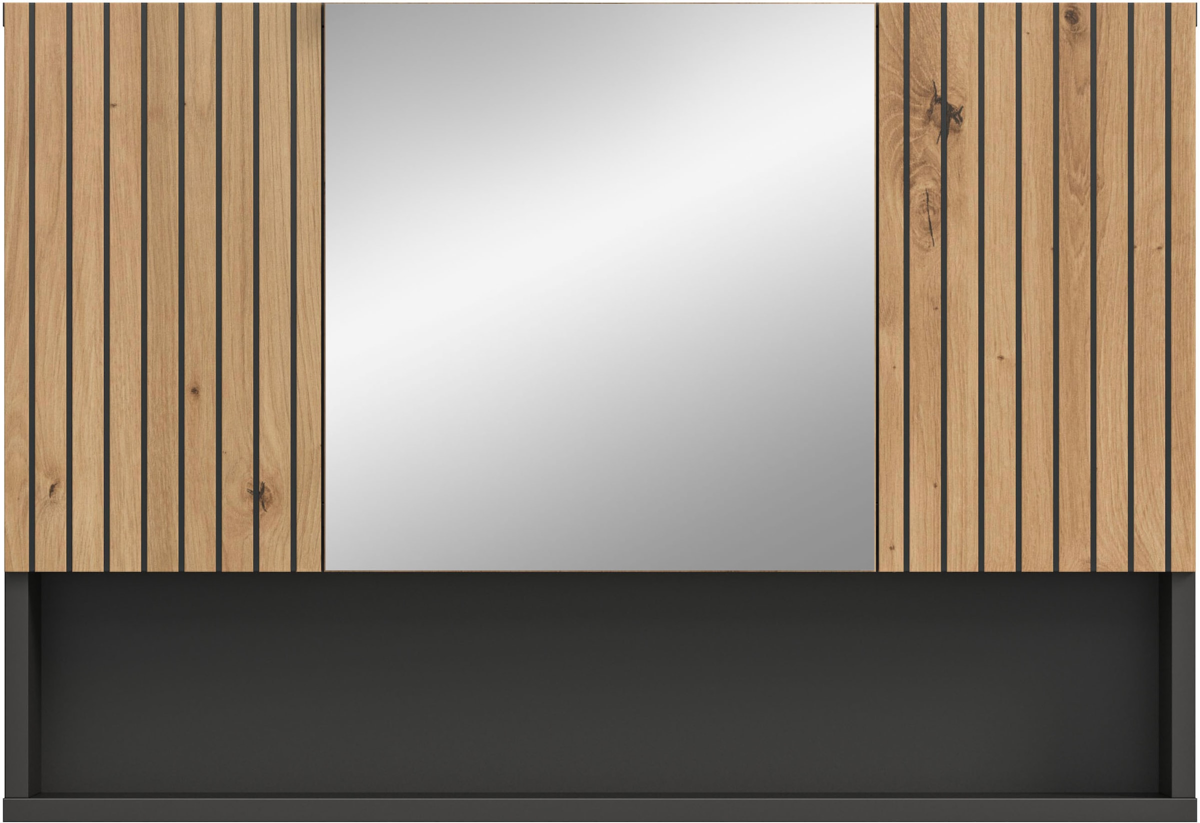 welltime Spiegelschrank »MANI, Spiegeltür, 1 offenes Fach, 3 Türen« 1 Stk. tlg.