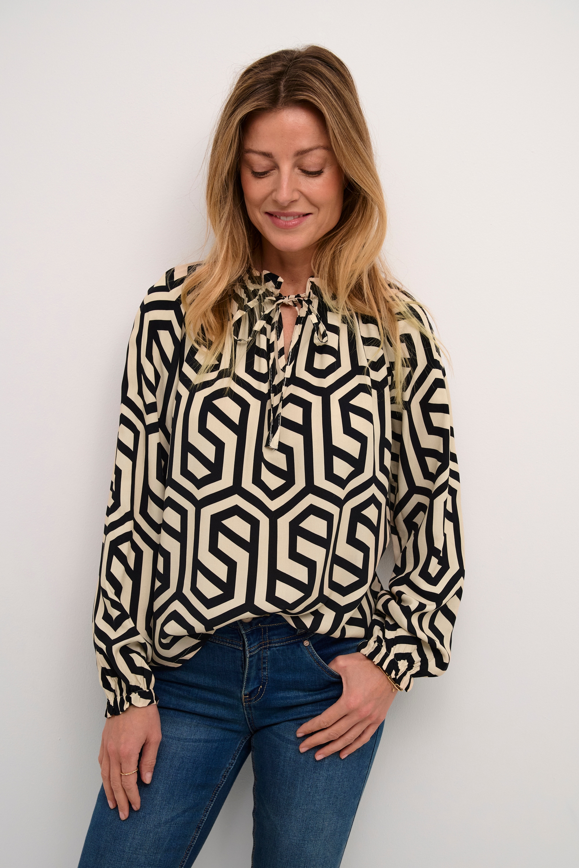 Cream Langarmbluse »Damen Bluse langarm CRAstra«