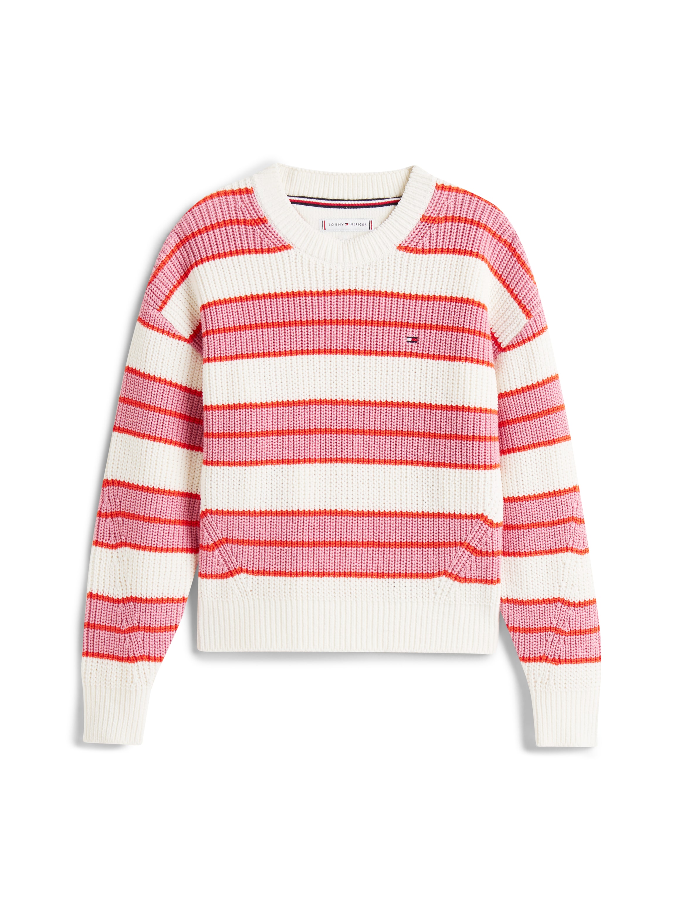 Tommy Hilfiger Strickpullover »STRIPE CHENILLE SWEATER« Kinder bis 16 Jahre