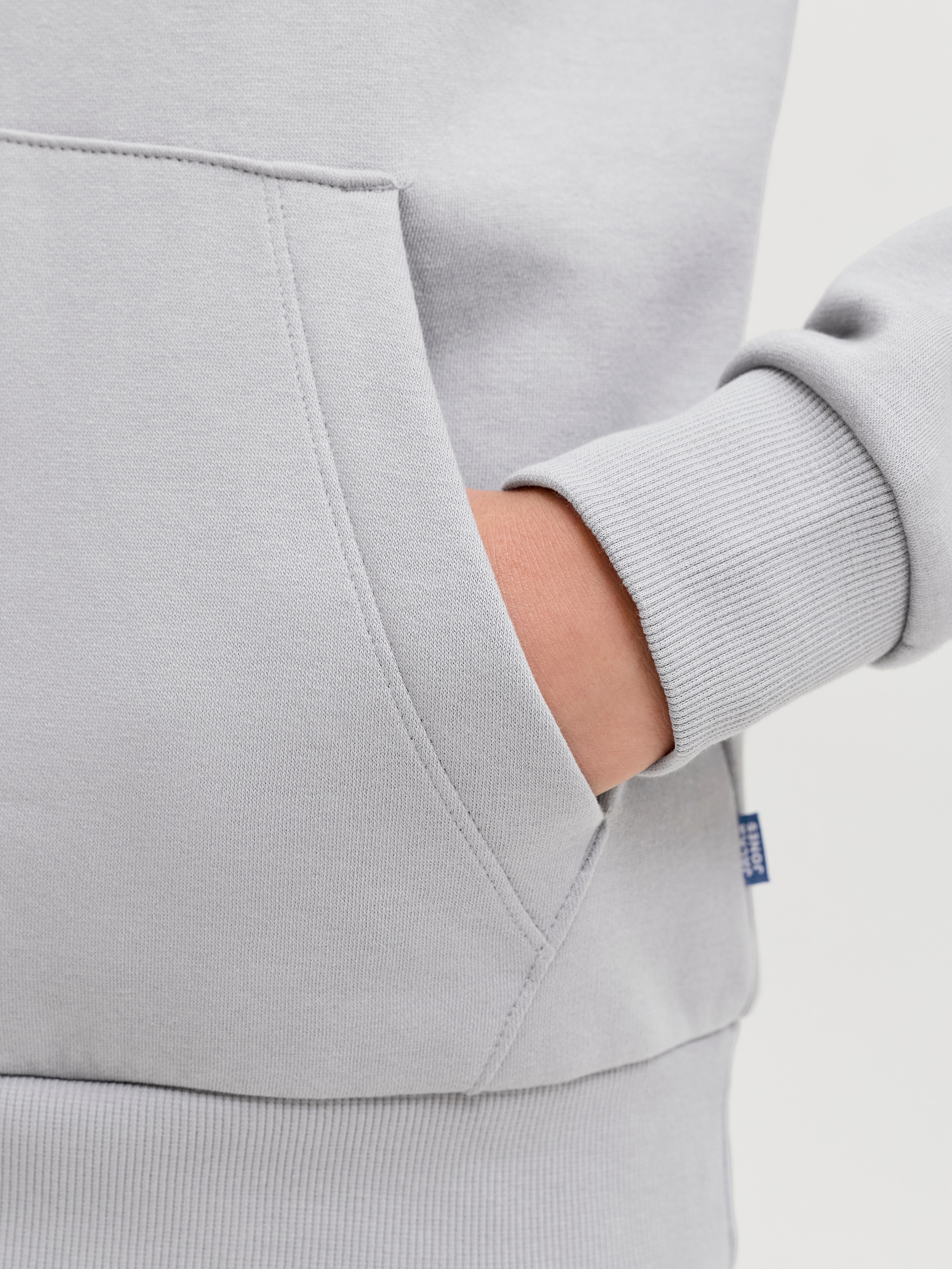 Jack & Jones Junior Kapuzensweatshirt »JJECORP mit Druck, Kängurutasche, pflegeleicht«, Baumwollmischung, regular fit
