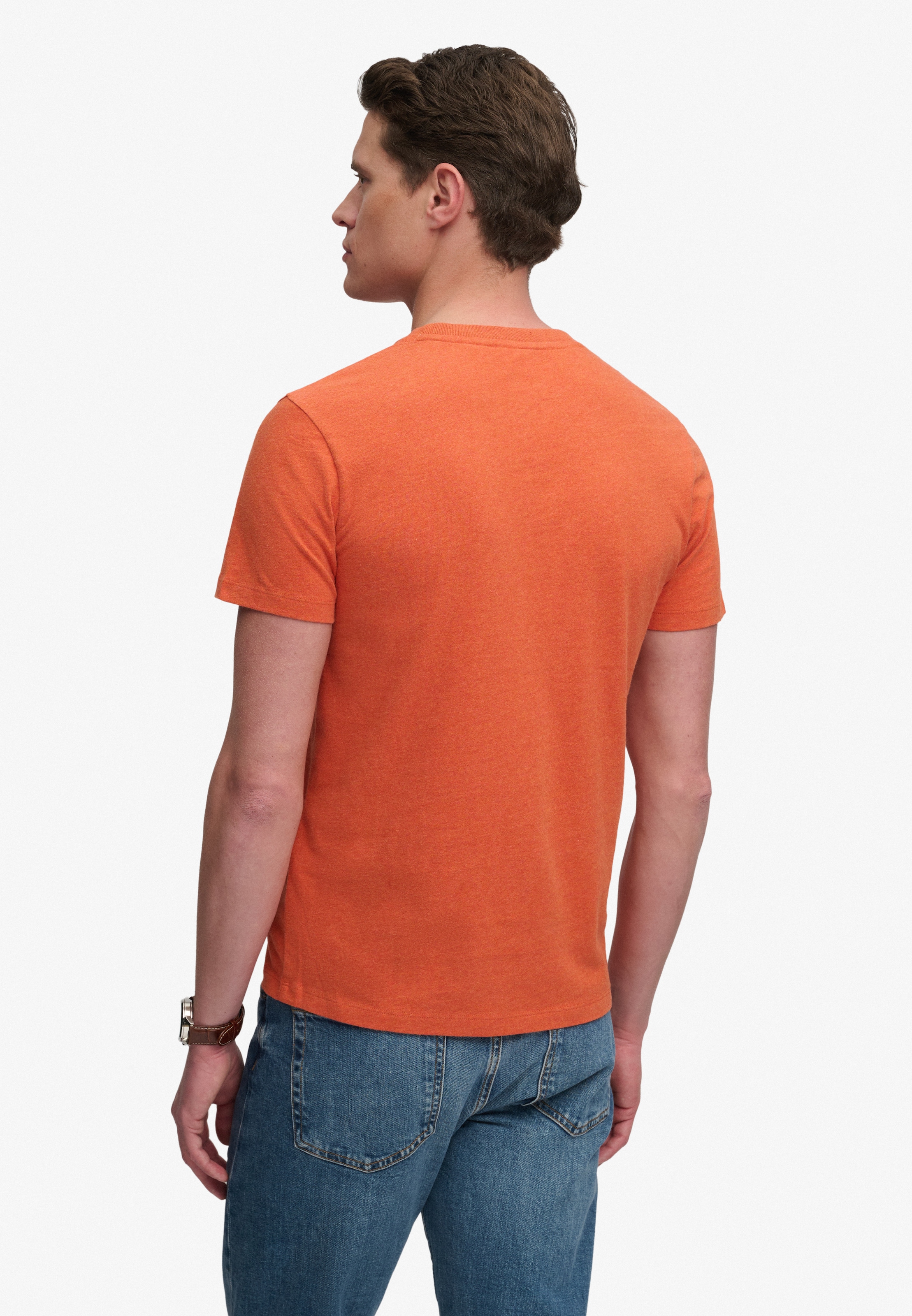 Superdry Rundhalsshirt »ESSENTIAL SERIF LOGO EMB TEE« Baumwolle, regular fit