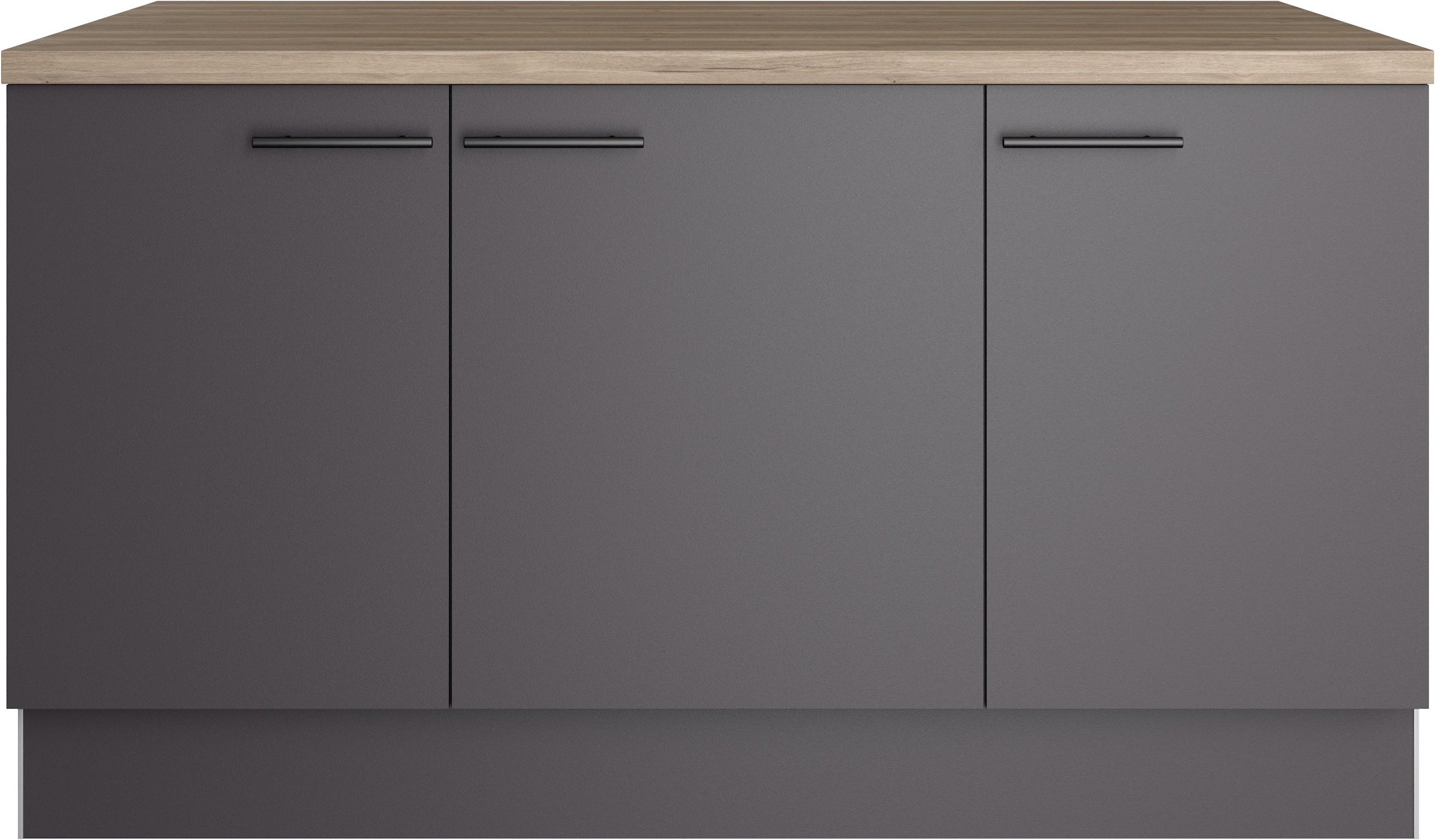 OPTIFIT Kücheninsel »Fiona« Breite 161 cm, Soft-Close, höhenverstellbare Füße, Metallgriffe