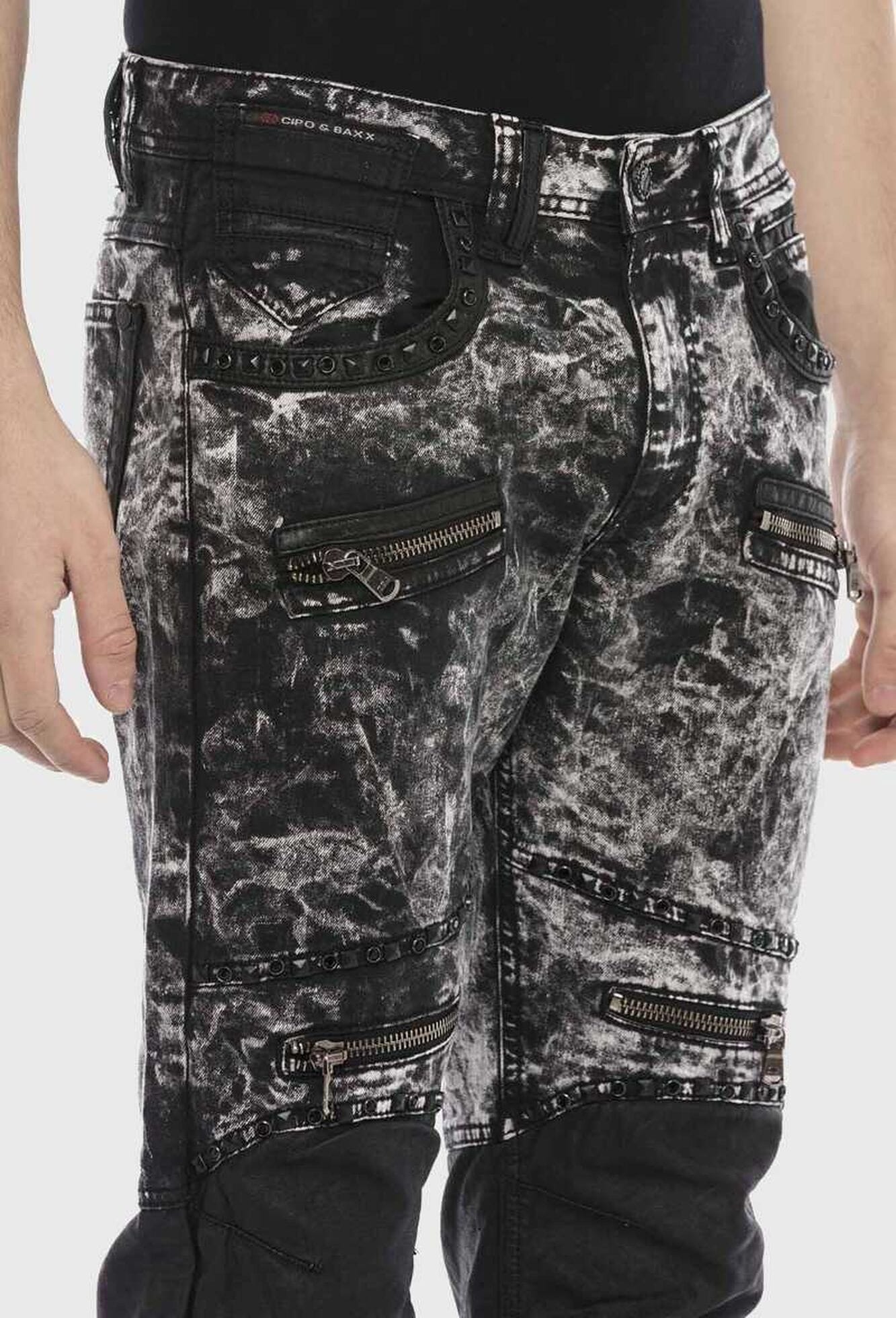 Cipo & Baxx 5-Pocket-Jeans »Cipo & Baxx Jeans« im Kontrastdesign