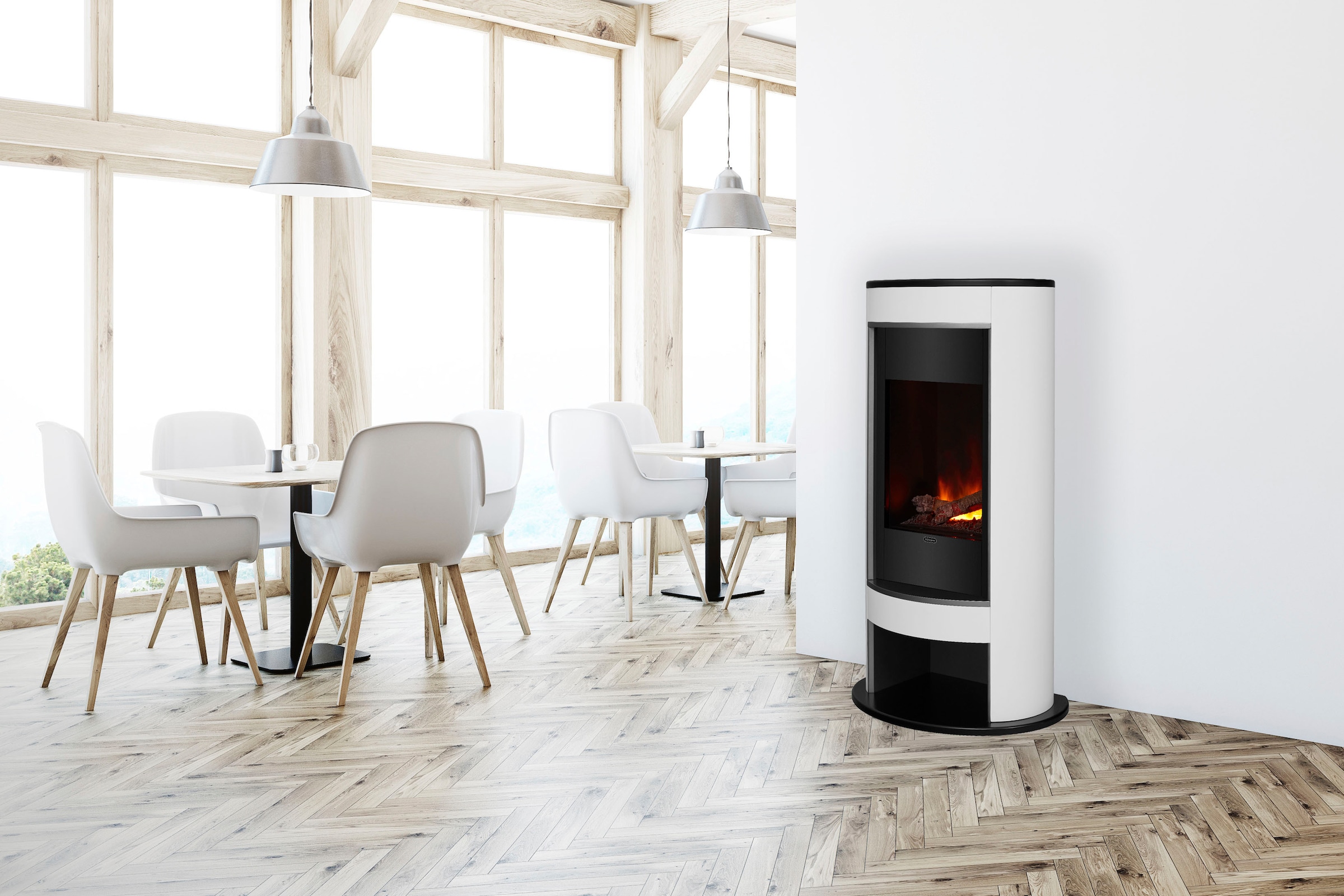 Dimplex Elektrokamin »Verdi white«, mit Fernbedienung, Heizung, 3D Optimyst® Flammeneffekt