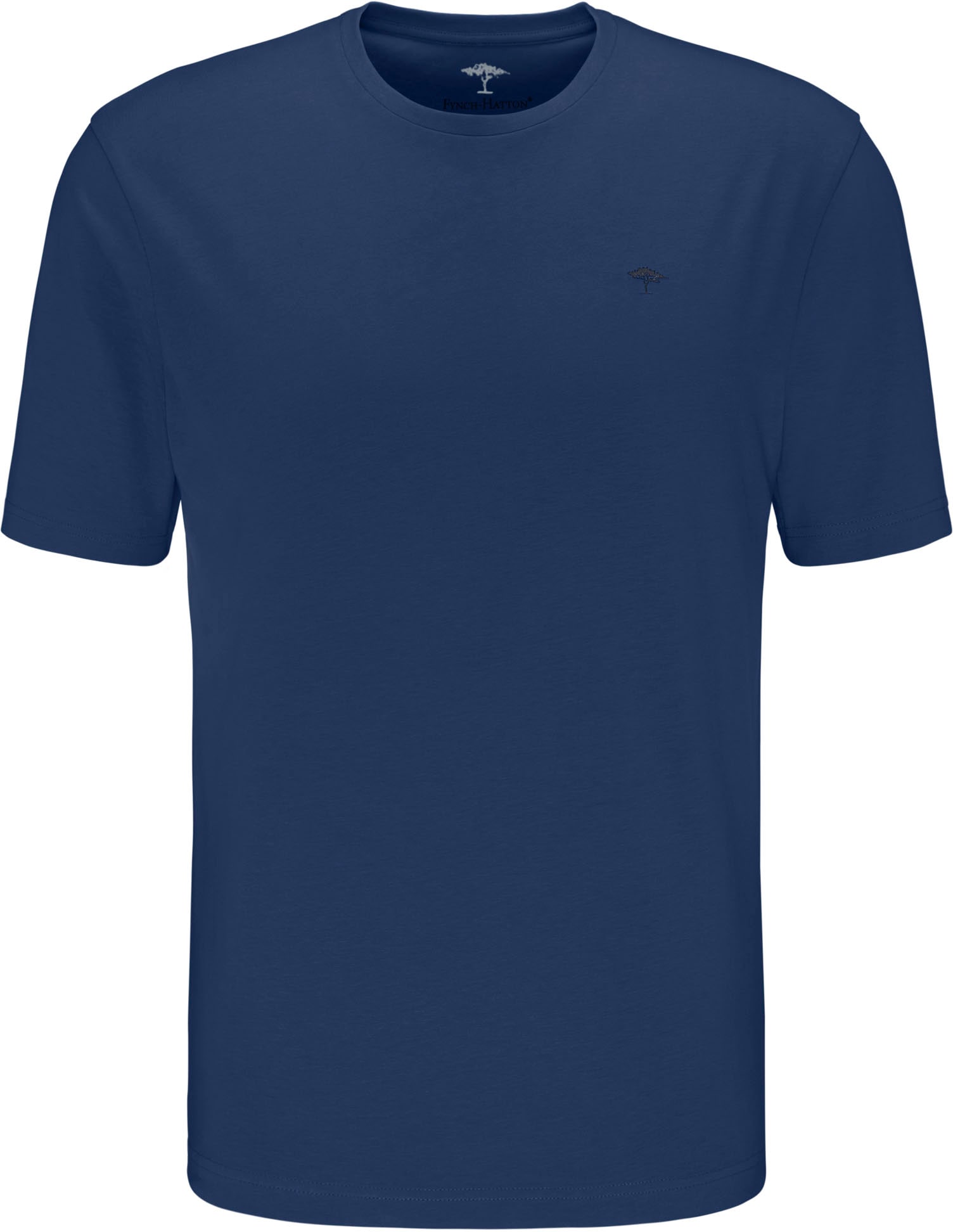 FYNCH-HATTON T-Shirt unifarben bei T-Shirt«, ♕ Basic »FYNCH-HATTON (1 tlg.)
