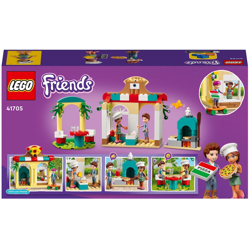LEGO® Konstruktionsspielsteine »Heartlake City Pizzeria (41705), LEGO® Friends«, (144 St.)