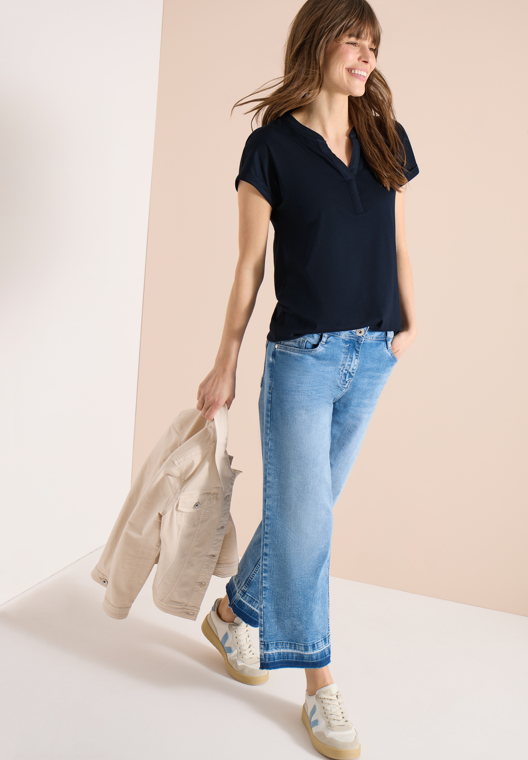 Cecil T-Shirt mit elastischem Bund