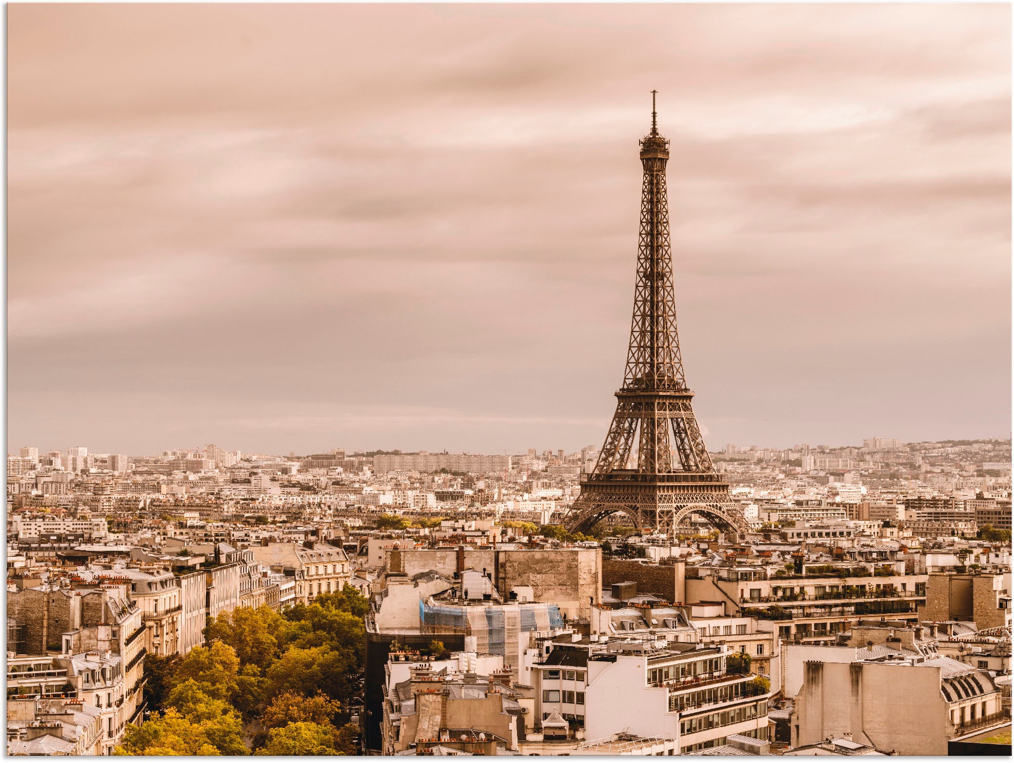 St.), Leinwandbild, auf kaufen Wandbild (1 Eiffelturm oder Artland als Wandaufkleber in »Paris Frankreich, Poster Größen I«, versch. Raten Alubild,