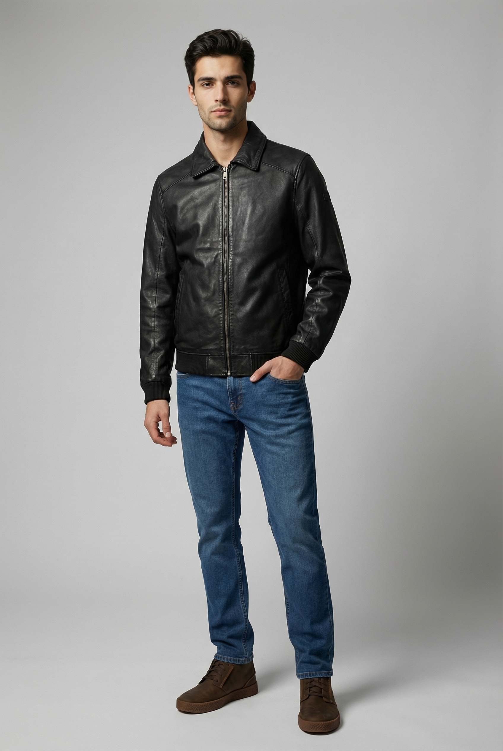 Mauritius Lederjacke »MMCrovig«