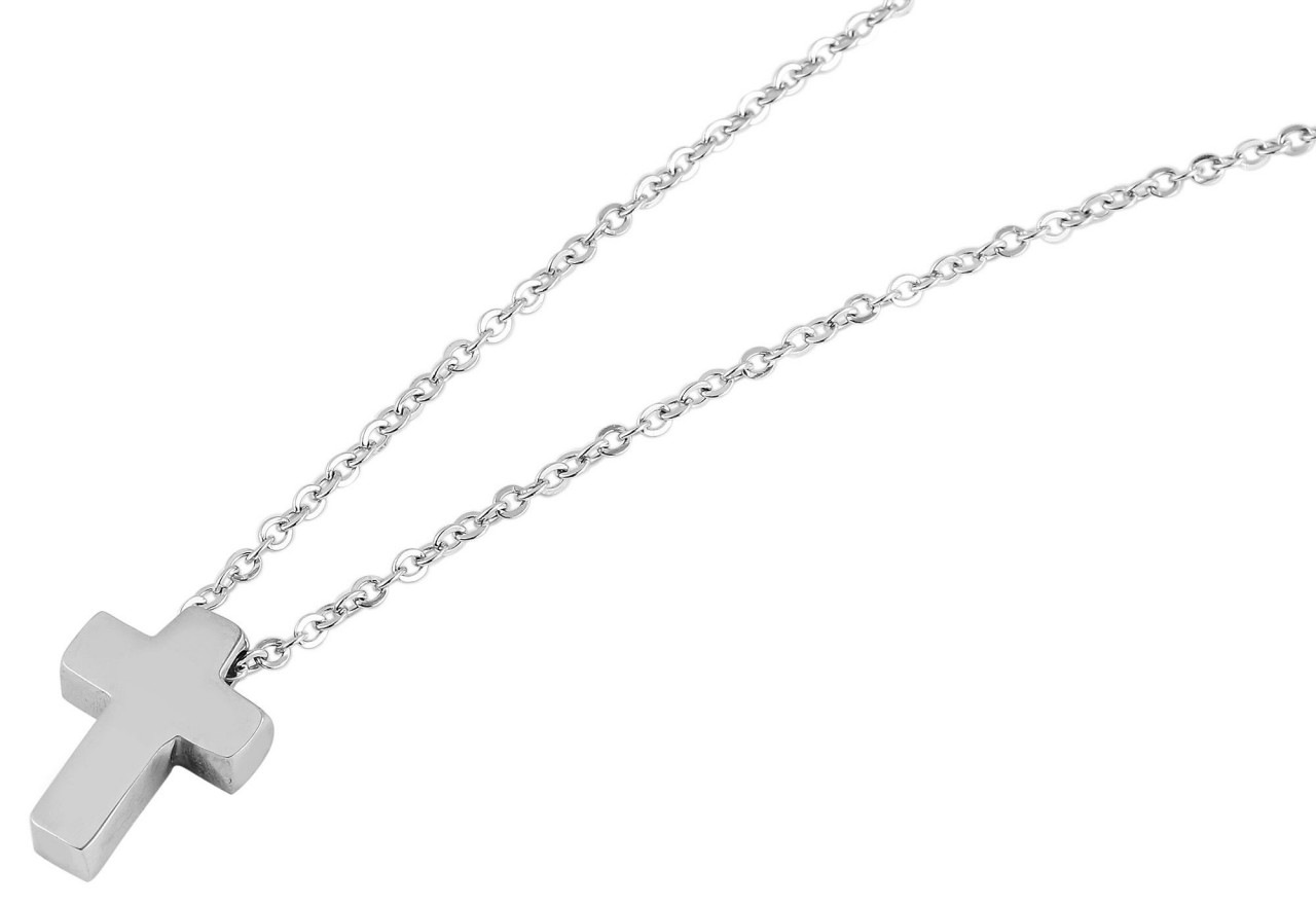 Adelia´s Kette mit Anhänger »Adelia's Damen Edelstahl Halskette mit Anhänger Kreuz unbekannt cm«