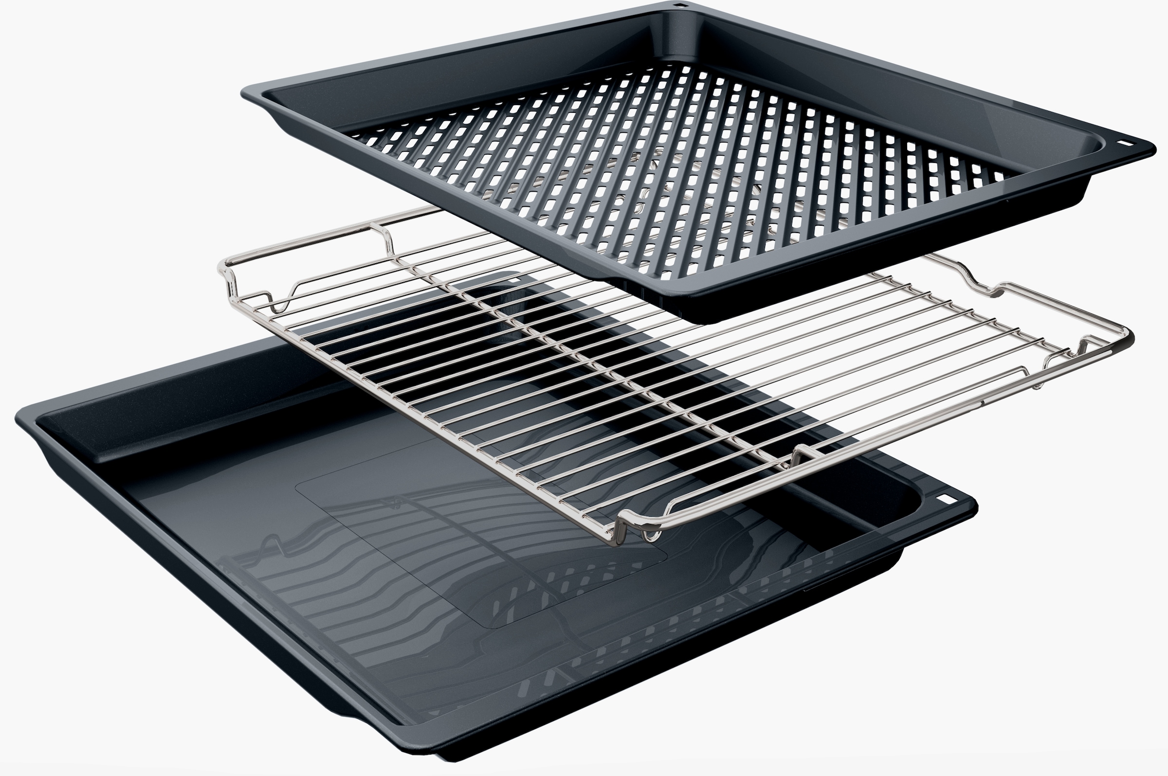 Constructa Backofen-Set »CF4M28063«, mit Teleskopauszug nachrüstbar, Pyrolyse-Selbstreinigung