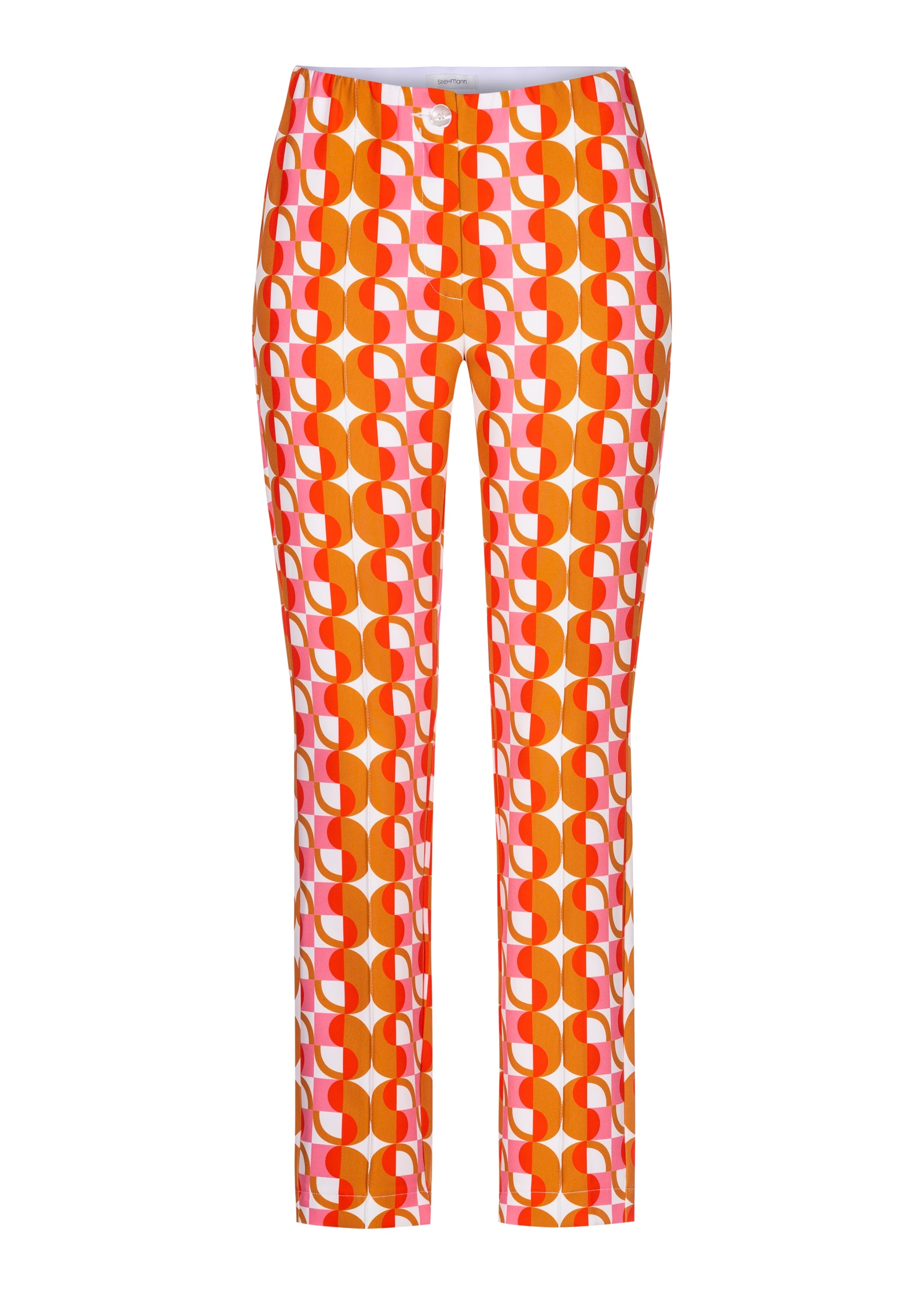 Stehmann 7/8-Hose, mit breitem Muster