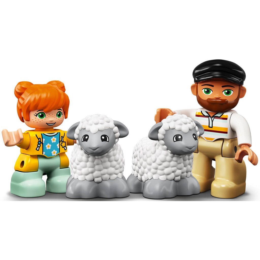 LEGO® Konstruktionsspielsteine »Traktor und Tierpflege (10950), LEGO® DUPLO® Town«, (27 St.), Made in Europe