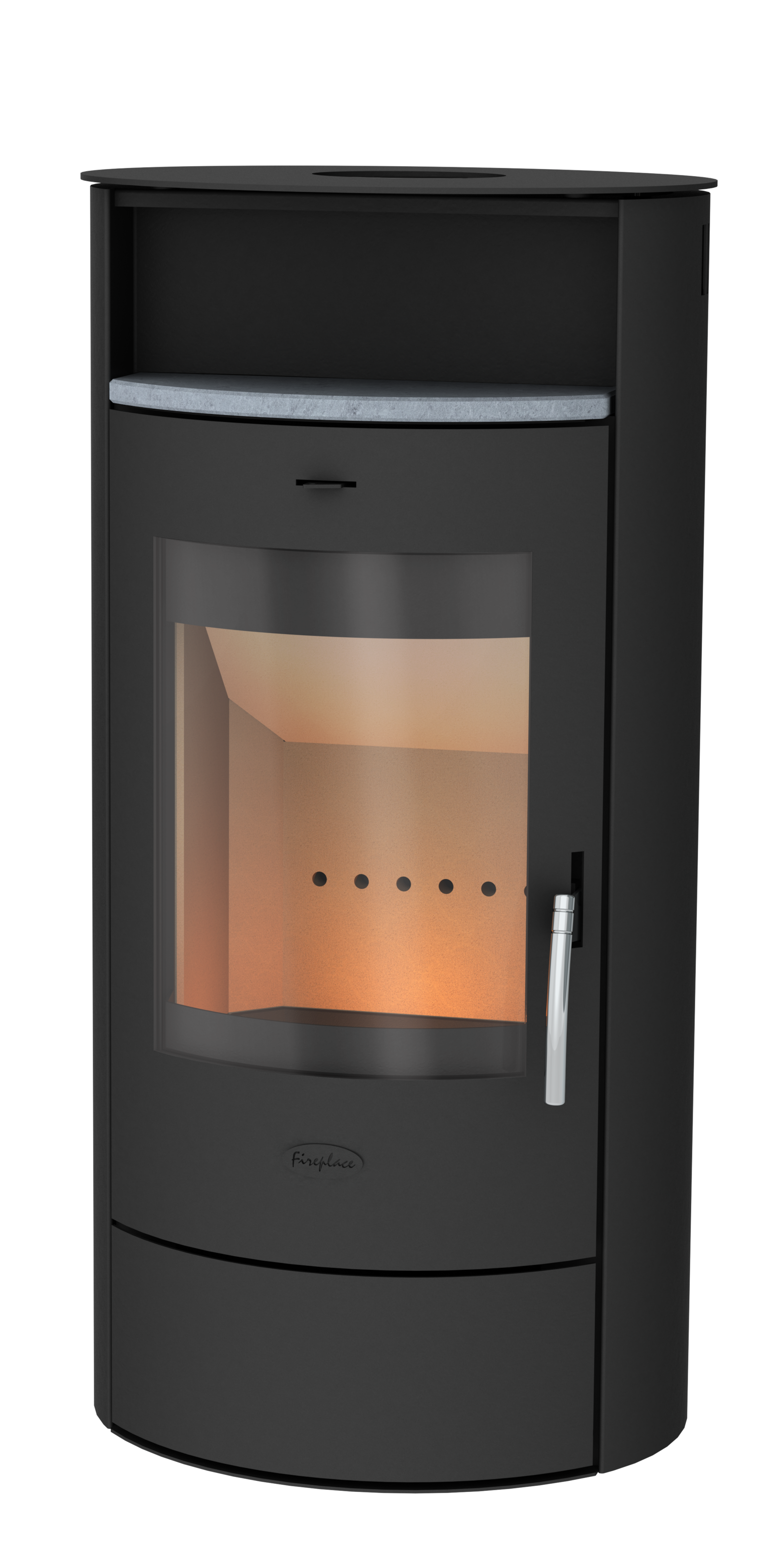 Fireplace Kaminofen »Heathus Piacenza Stahl«, Warmhaltefach