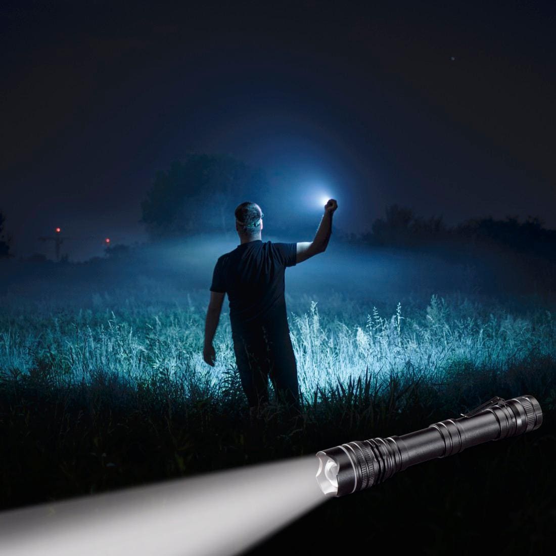 Hama LED Taschenlampe | 3 3 mit Garantie Jahre 200 Outdoor XXL UNIVERSAL Clip, »LED Taschenlampe ➥ Lichtmodi« Lumen