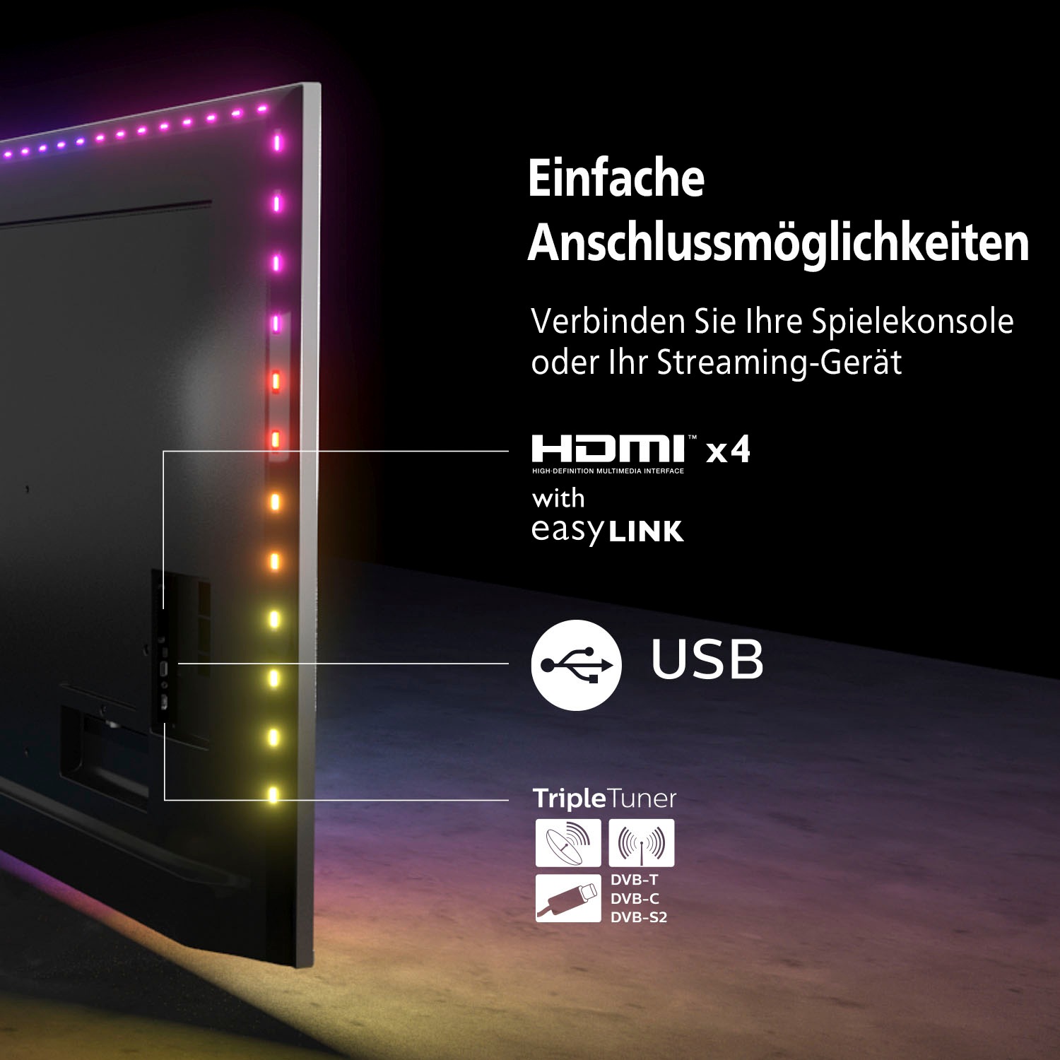 Philips LED-Fernseher »50PUS8007/12«, 4K Ultra HD, Android TV-Smart-TV
