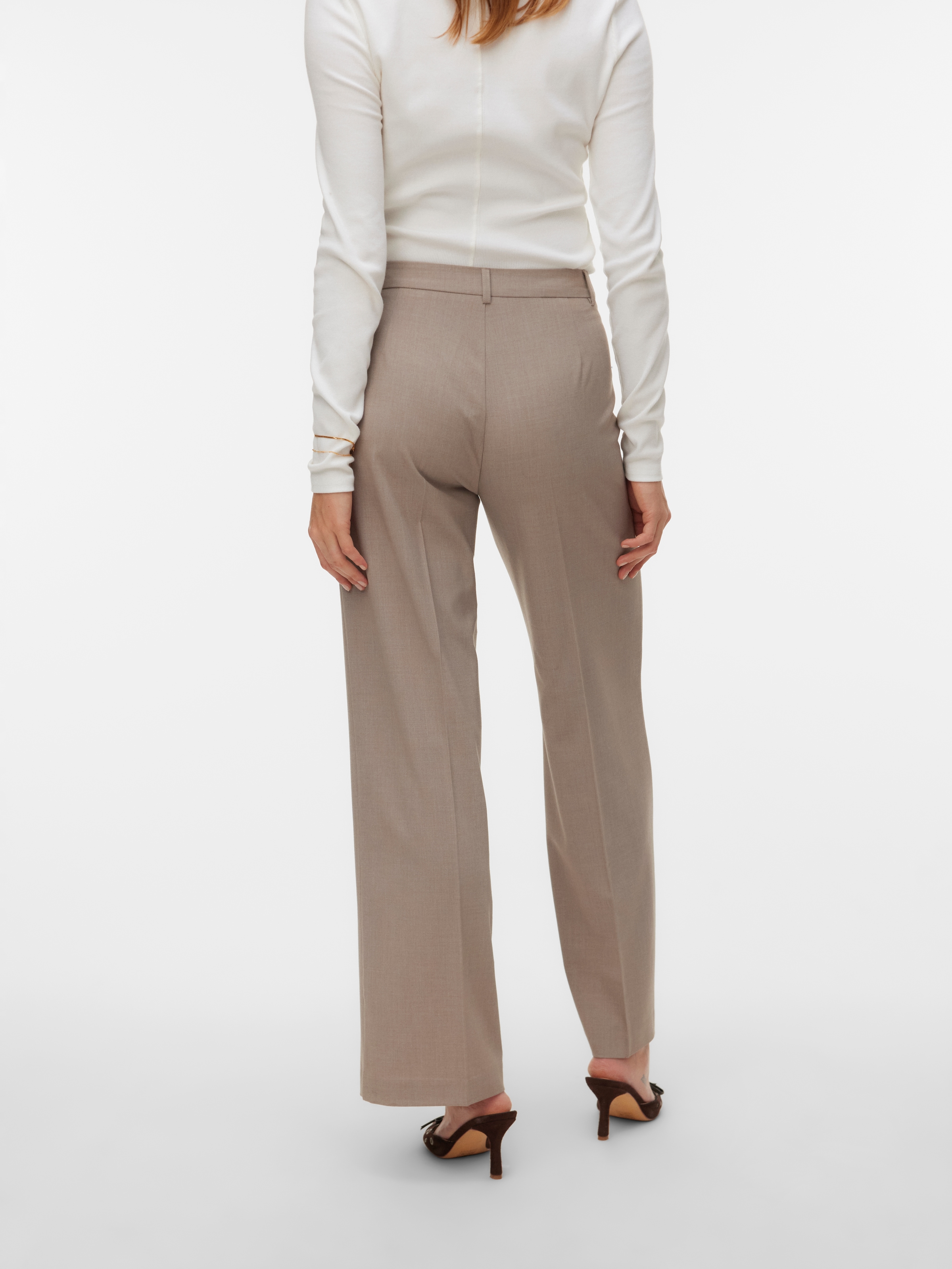 Vero Moda Anzughose »VMTEXAS MW STRAIGHT PANT NOOS«