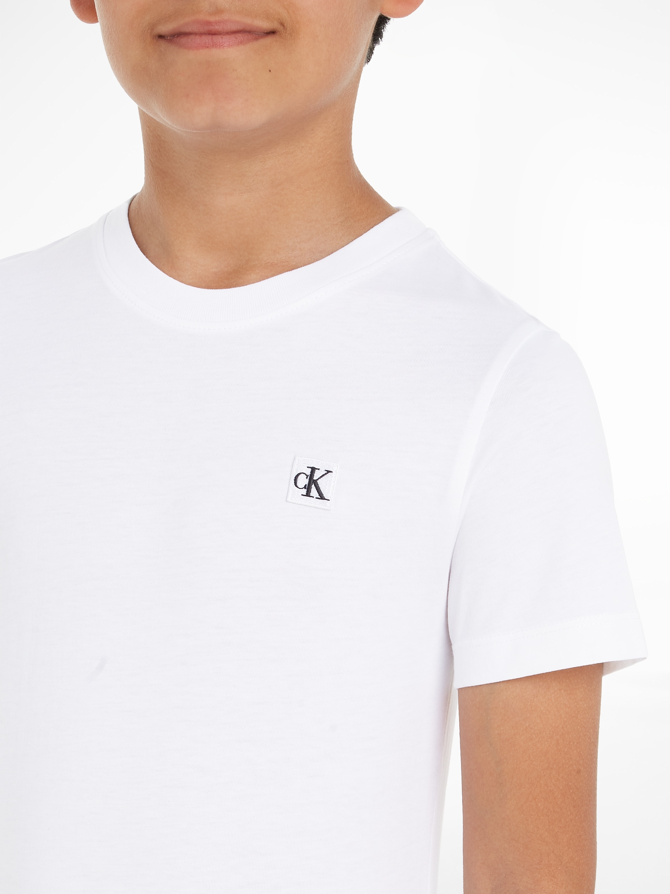 Calvin Klein Jeans T-Shirt »MONOGRAM MINI BADGE T-SHIRT«, für Kinder bis 16 Jahre