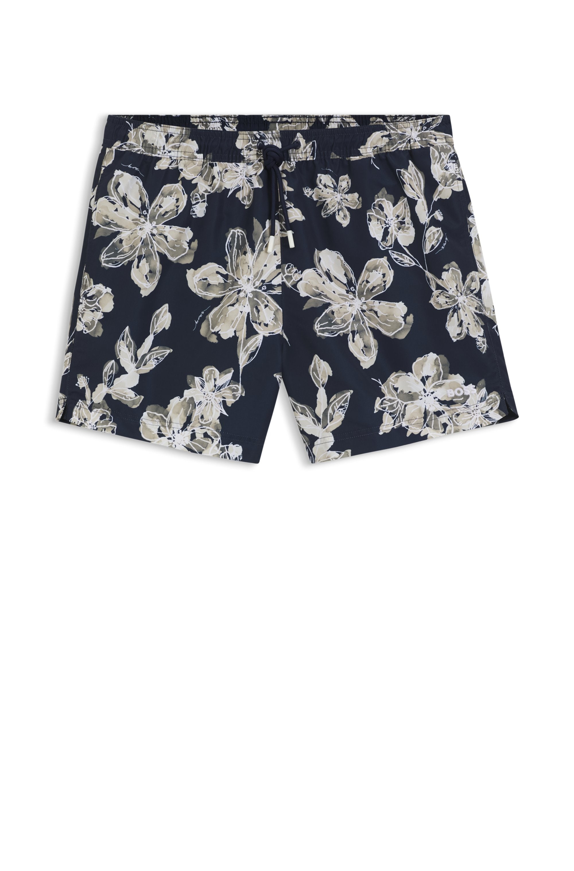 BOSS Badeshorts »Discus« schnelltrocknend, moderner Allover-Print