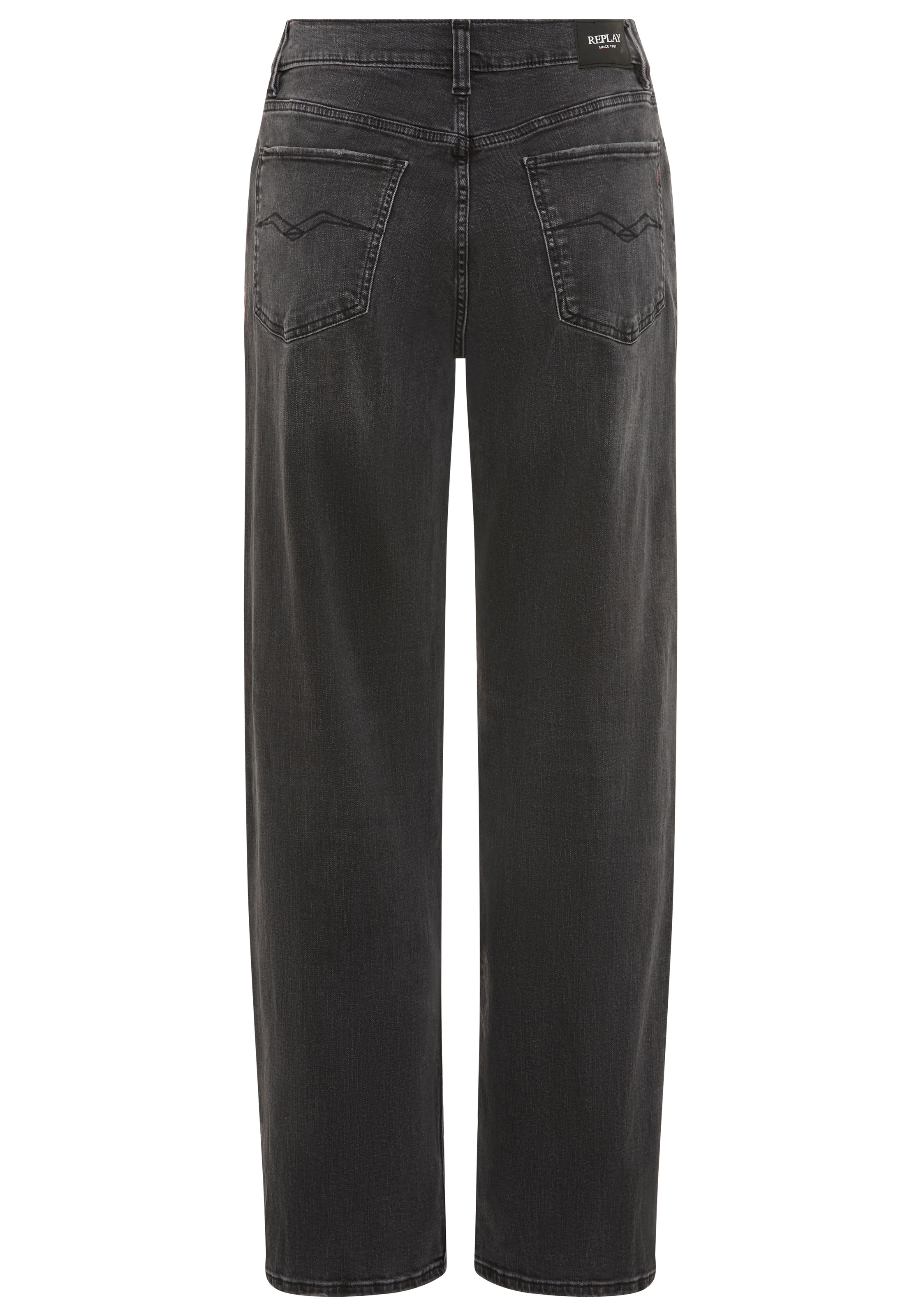 Replay Weite Jeans »ZELMAA« mit asymmetrischem Verschluss
