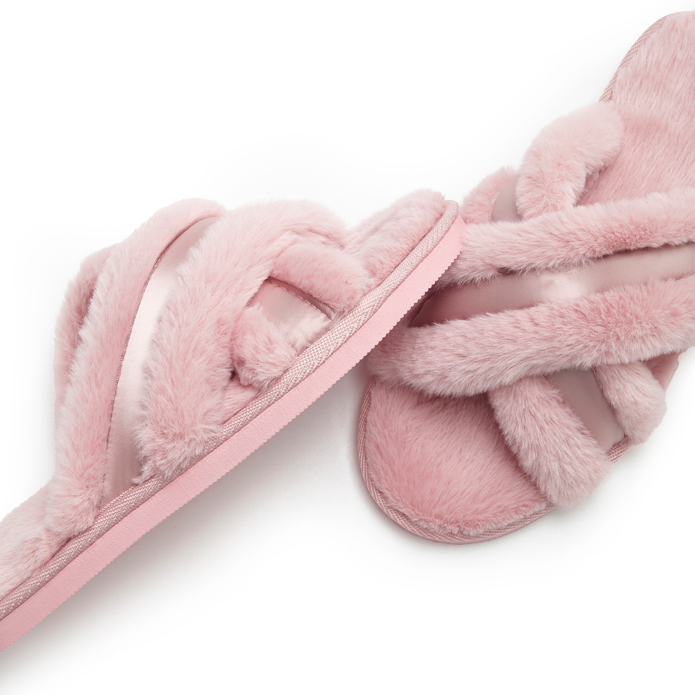 Vivance Hausschuh »Pantolette, Pantoffel, Mule, offener Schuh,«, mit Kreuzbandage VEGAN
