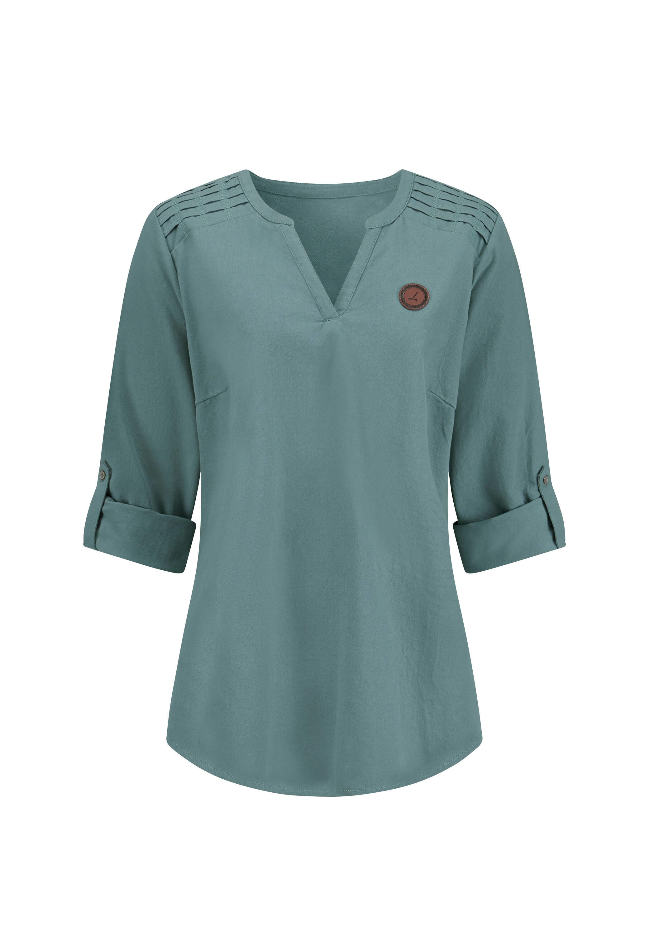 Witt Longbluse »Tunika Jeanstunika mit Biesenverzierung«