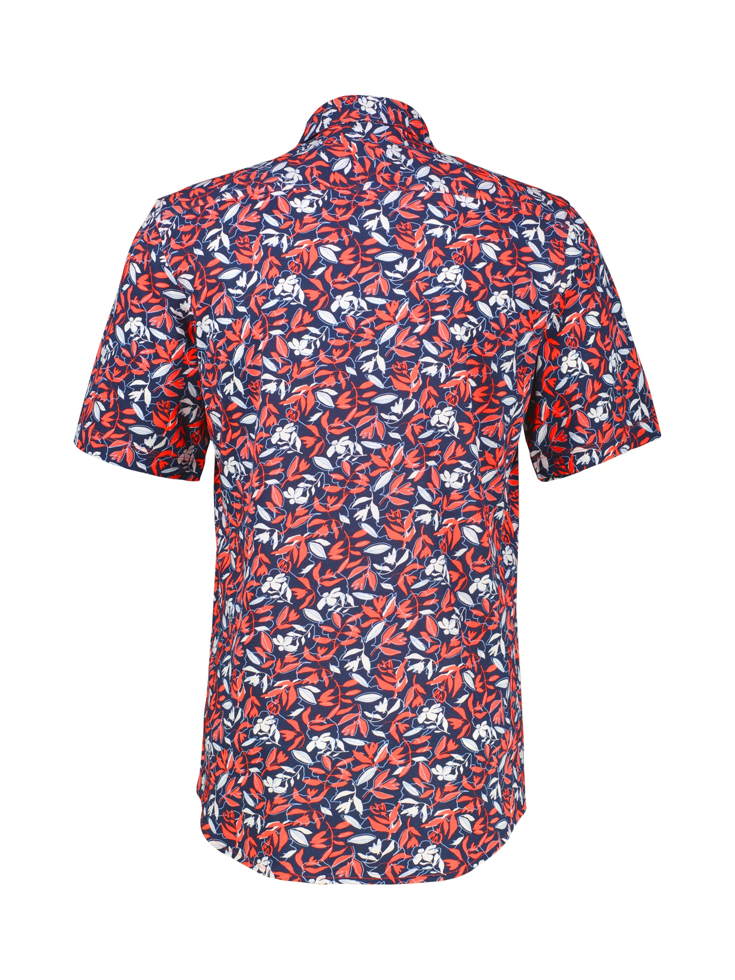 LERROS Kurzarmhemd »1/2 Hemd aus 100 % Baumwolle, floral bedruckt«