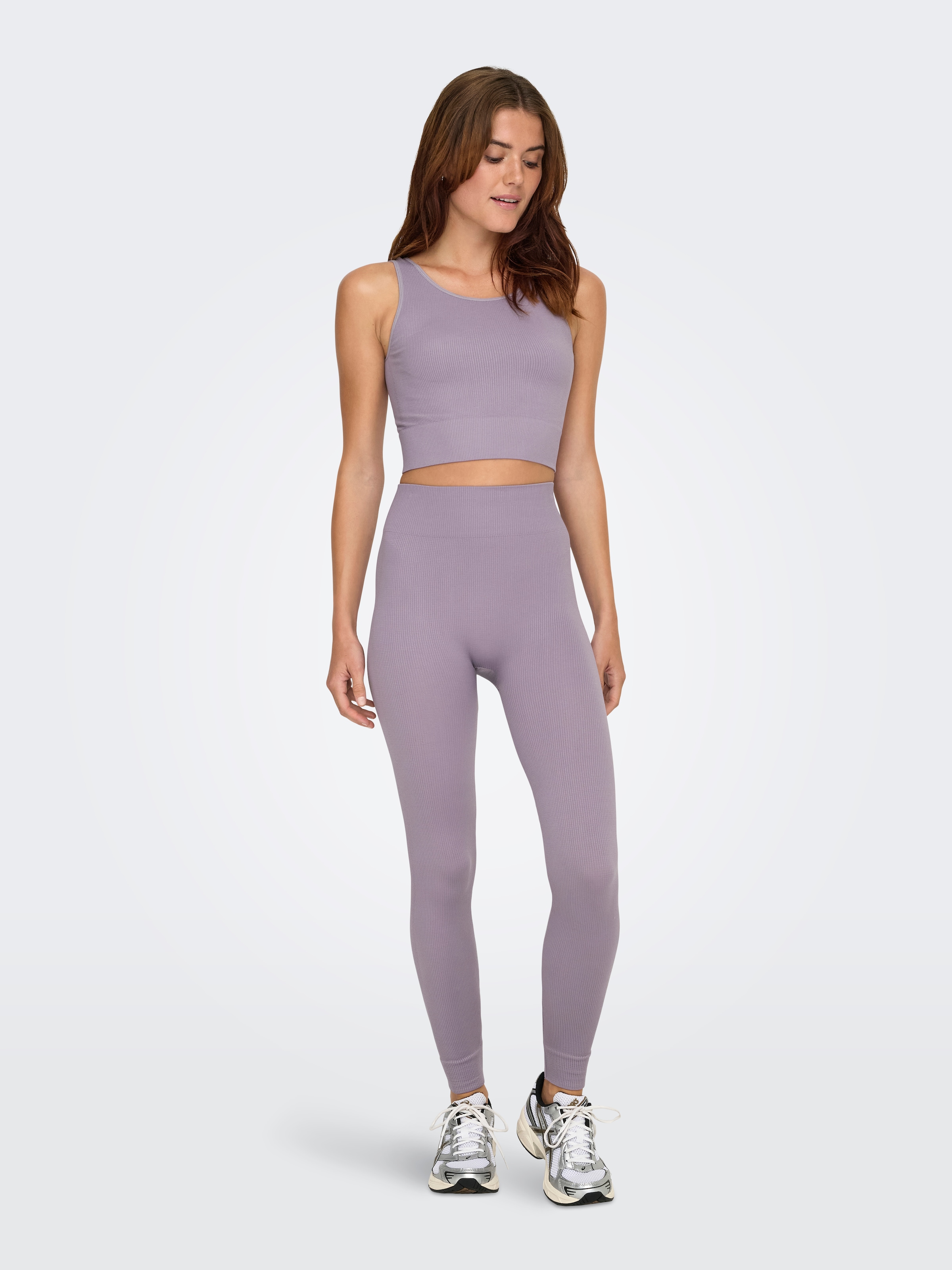 ONLY Play Trainingstop »ONPJAIA LIFE« Cropped Fit, in feiner Rippstruktur