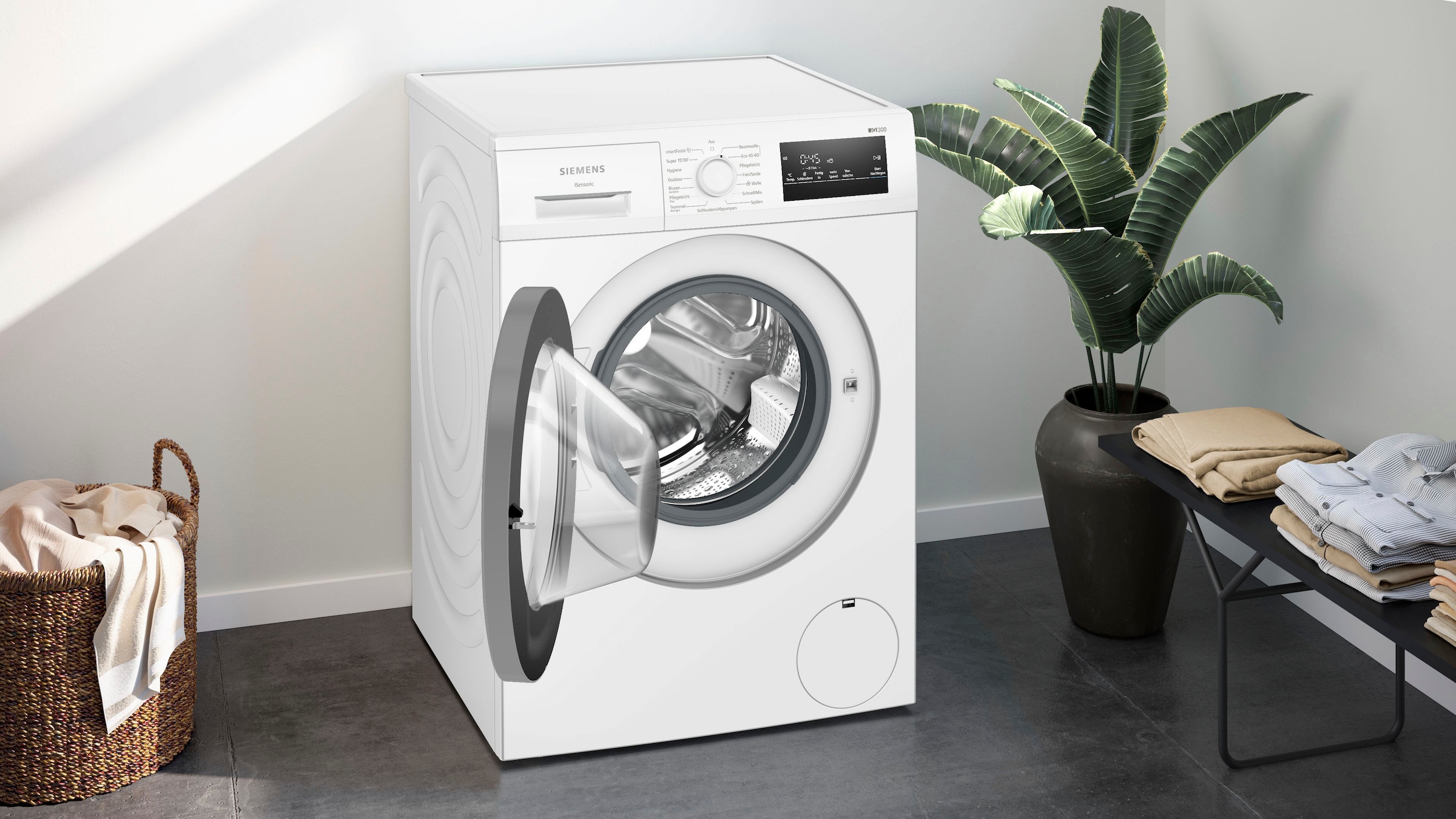 SIEMENS Waschmaschine Garantie U/min 1400 XXL Jahren iQ300, »WM14N12A«, mit 3 9 kg, WM14N12A