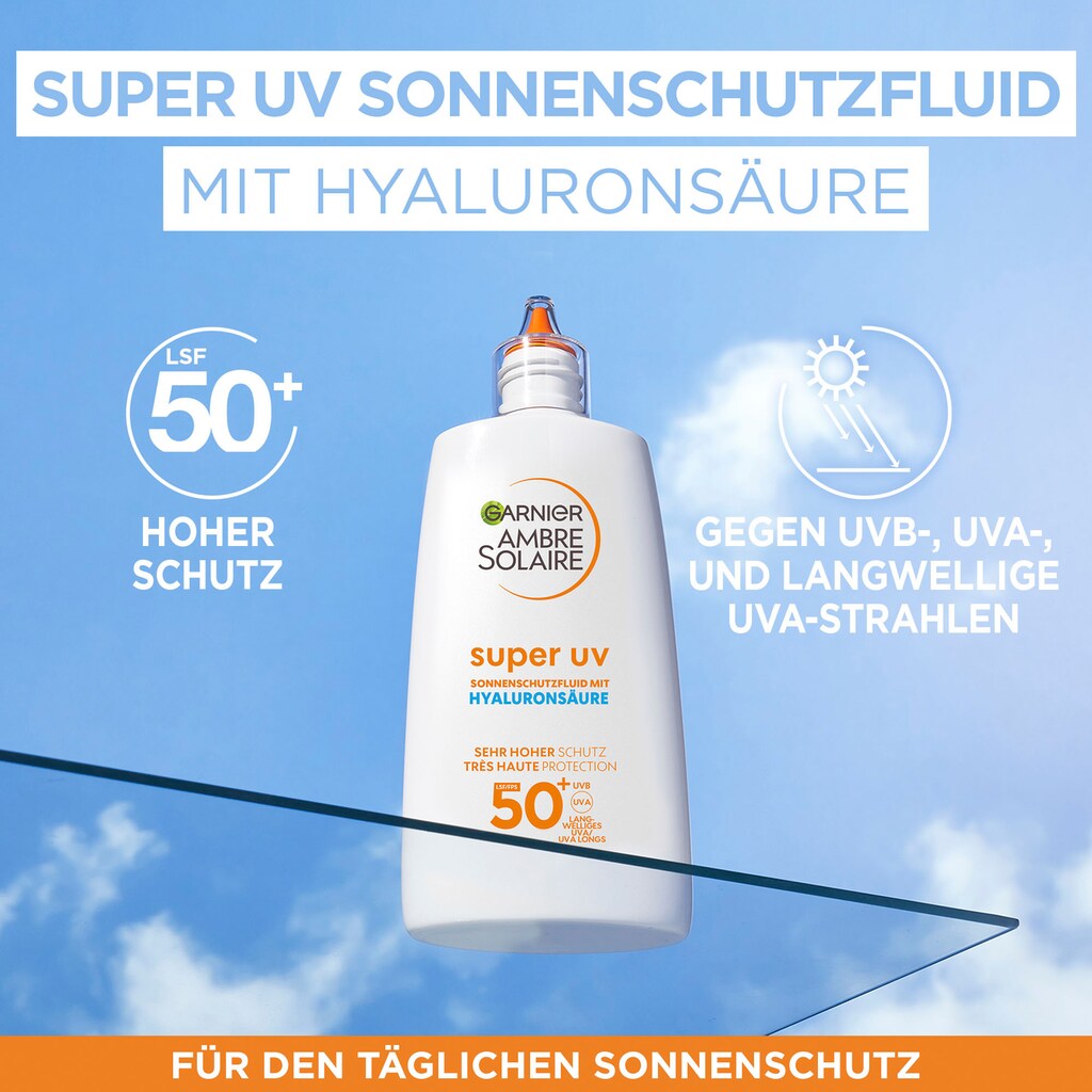 GARNIER Sonnenschutzfluid »Ambre Solaire Sensitive expert+«