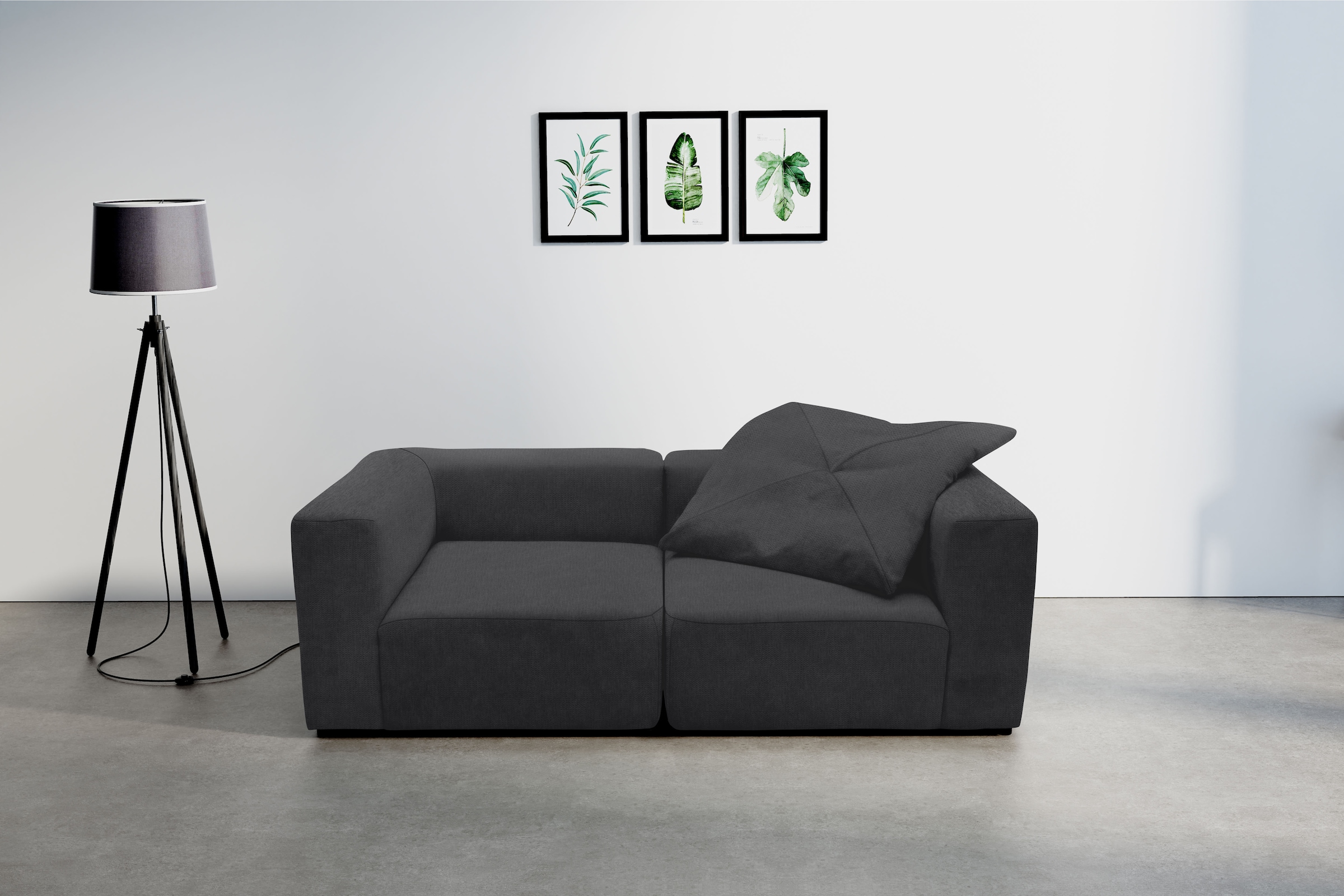 Home affaire 2-Sitzer »Utvik bestehend aus 2 Eckelementen« bestehend aus einzelnen Modulen für individuelle Zusammenstellung