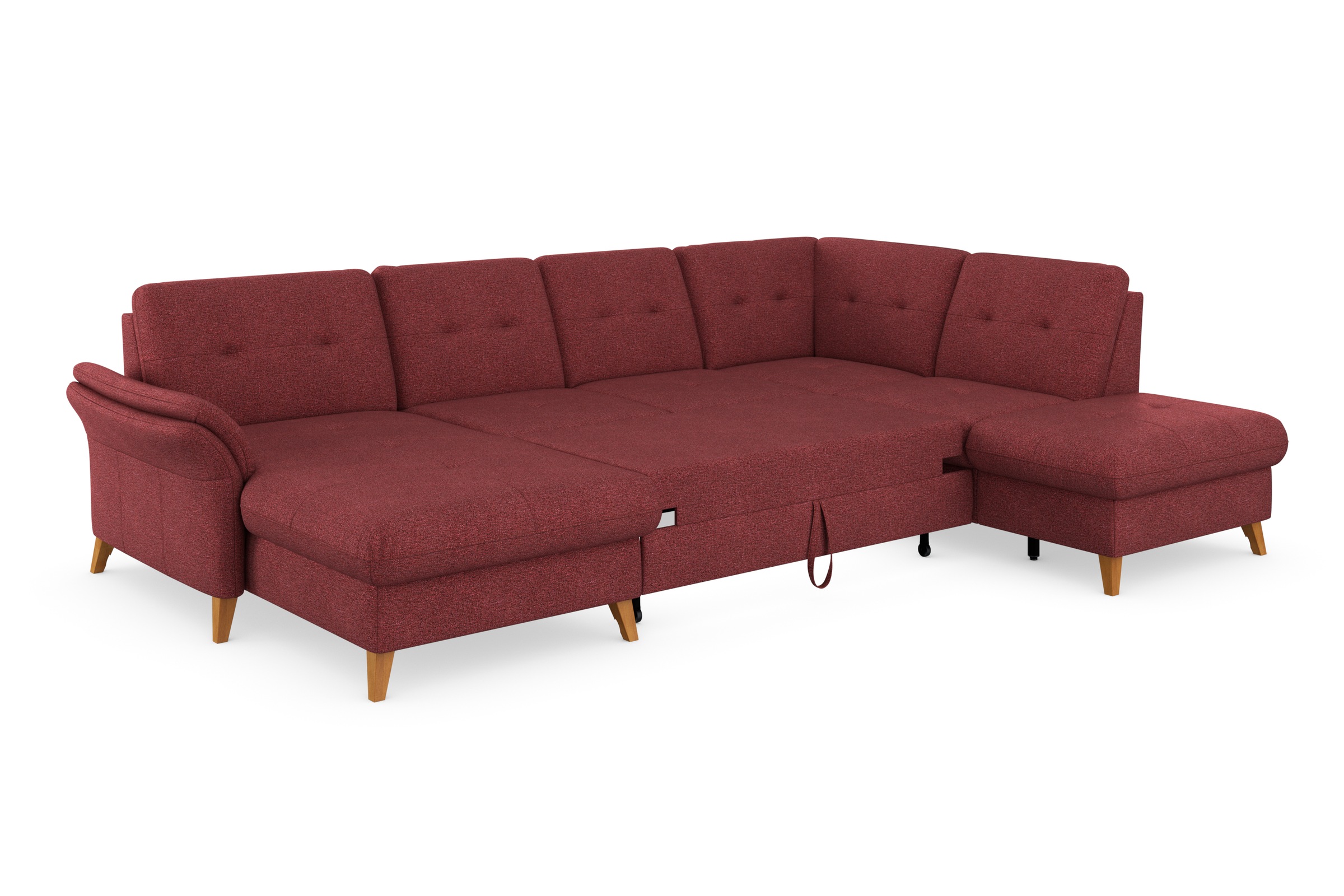 sit&more Wohnlandschaft »Göteborg«, inkl. Sitztiefenverstellung, wahlweise mit Bettfunktion & Bettkasten
