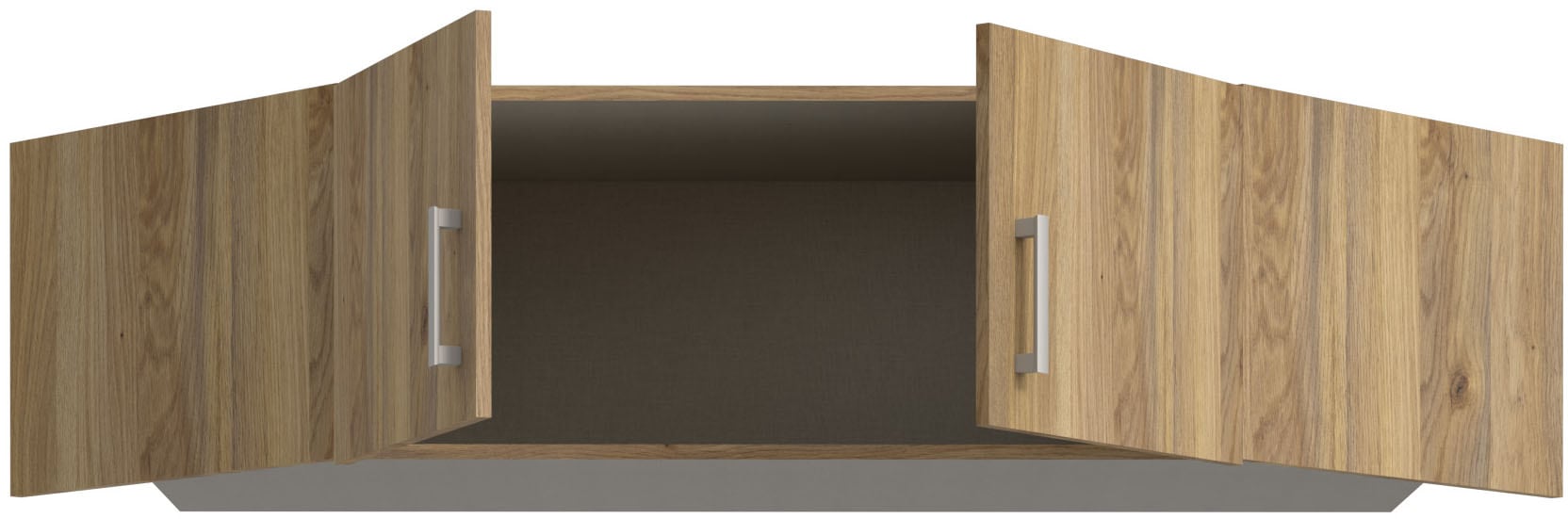 FORTE Schrankaufsatz großer Eckschrankaufsatz, 2 Türen, optimale Raumnutzung