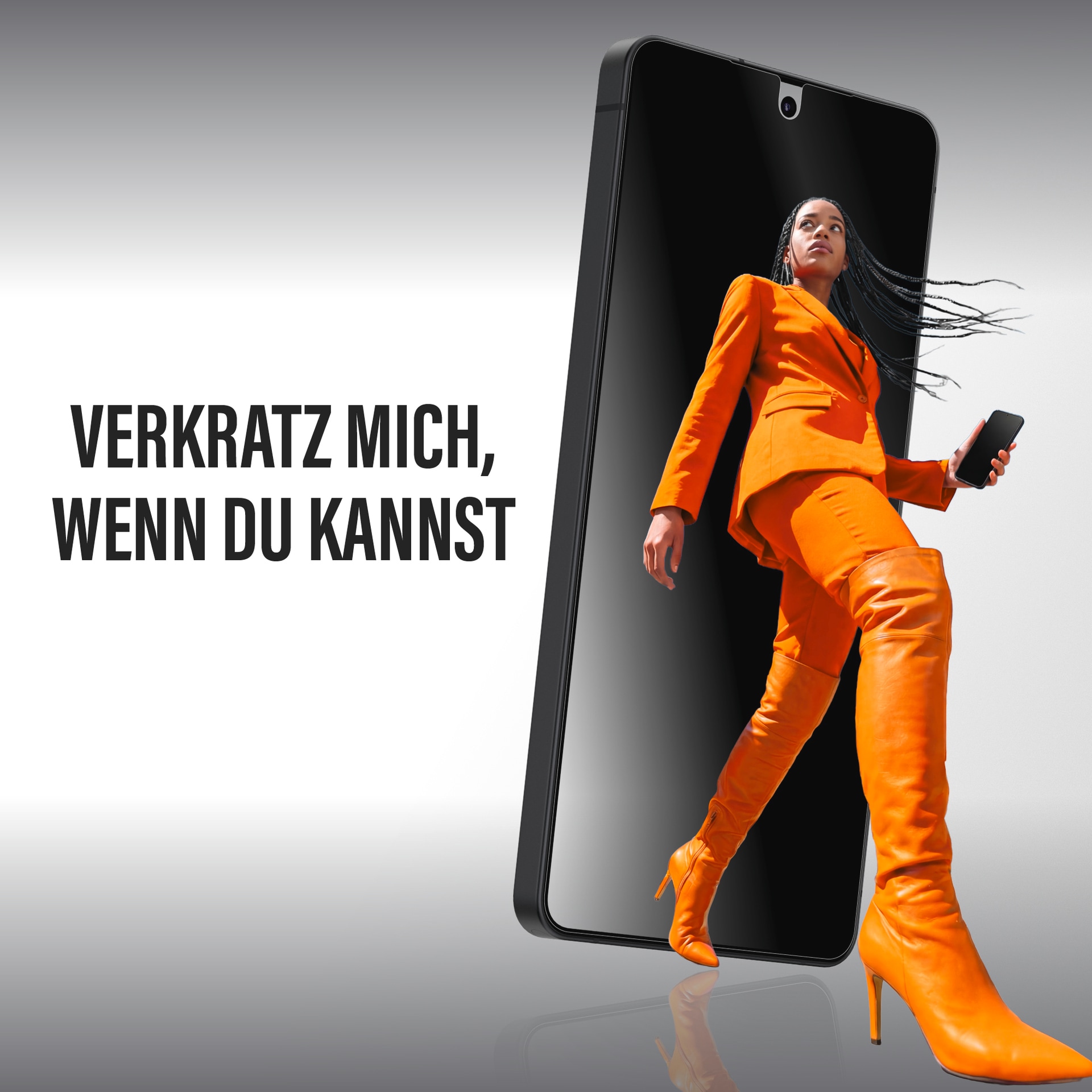 CARE by PanzerGlass Displayschutzglas »2-Way Privacy Screen Protector« für Samsung Galaxy S26+ Displayschutzfolie, Schutzfolie, Bildschirmschutz, kratz- & stoßfest