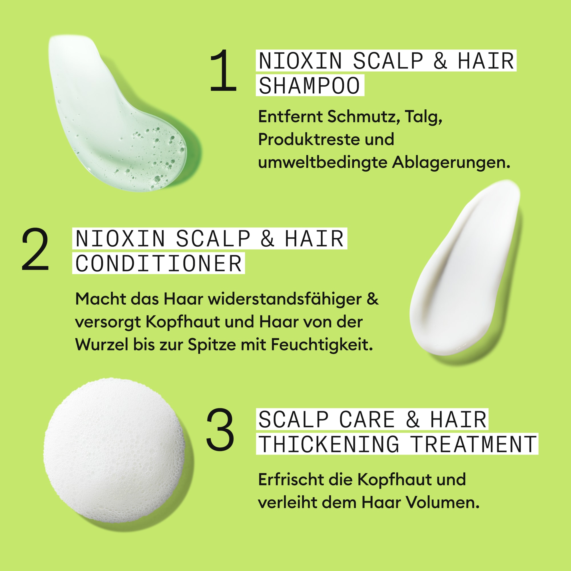 Nioxin Haarpflege-Set »System 2 KIT« mehr Volumen, schützt vor Haarbruch, voller wirkendes Haar
