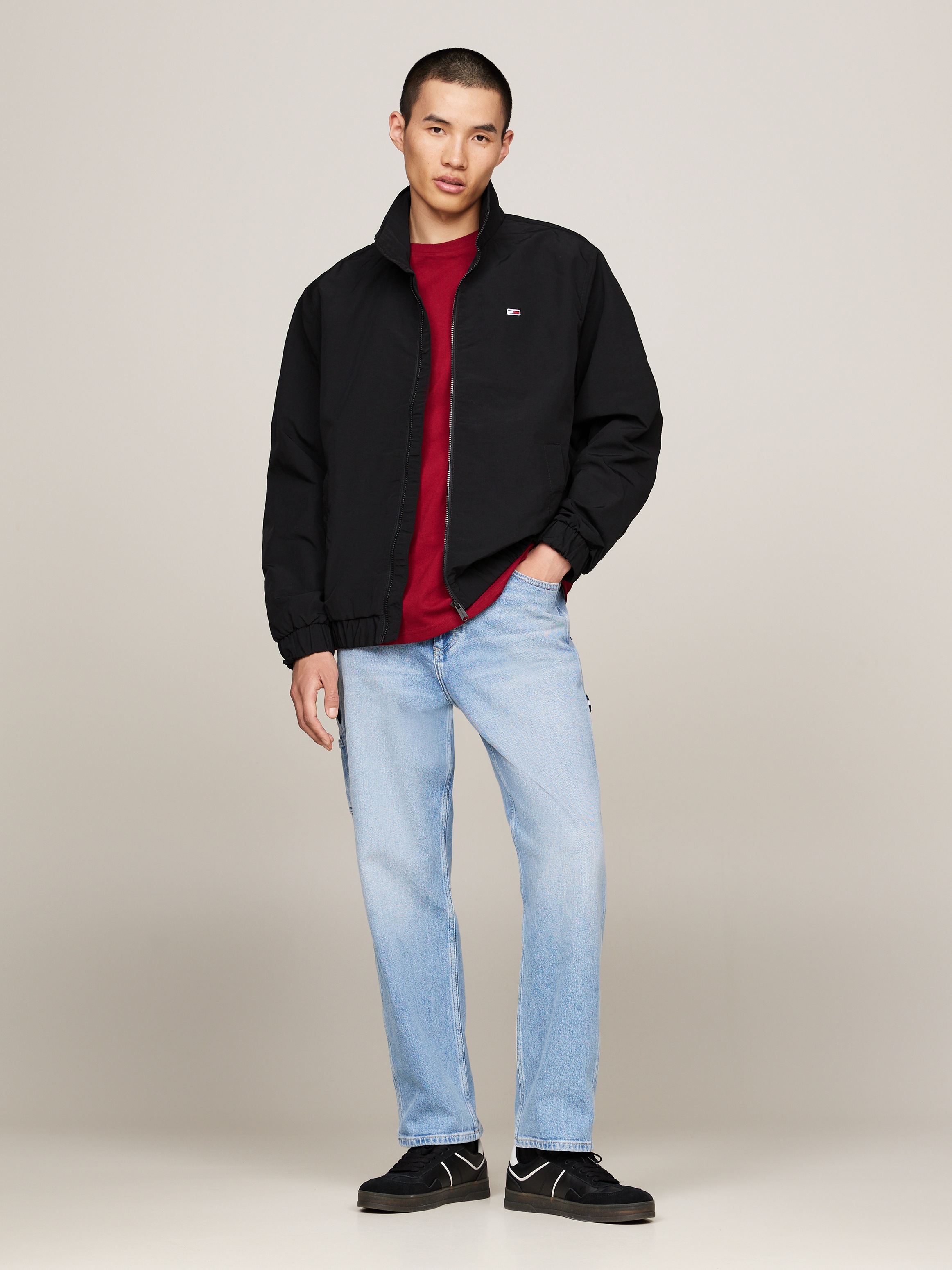 Tommy Jeans Plus Collegejacke »TJM ESSENTIAL JACKET EXT«, Große Größen und Logostickerei