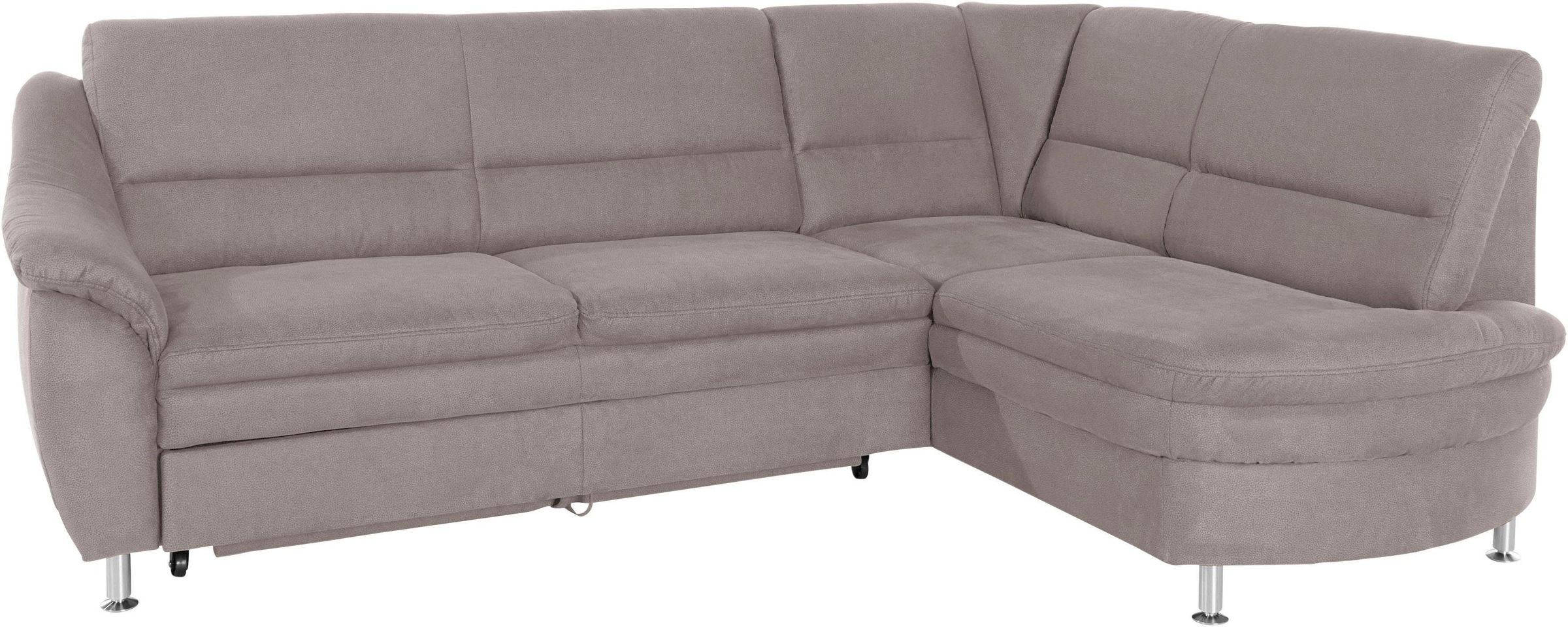 Places of Style Ecksofa »Cardoso L-Form«, Federkern, wahlweise mit Bett, Schubkasten