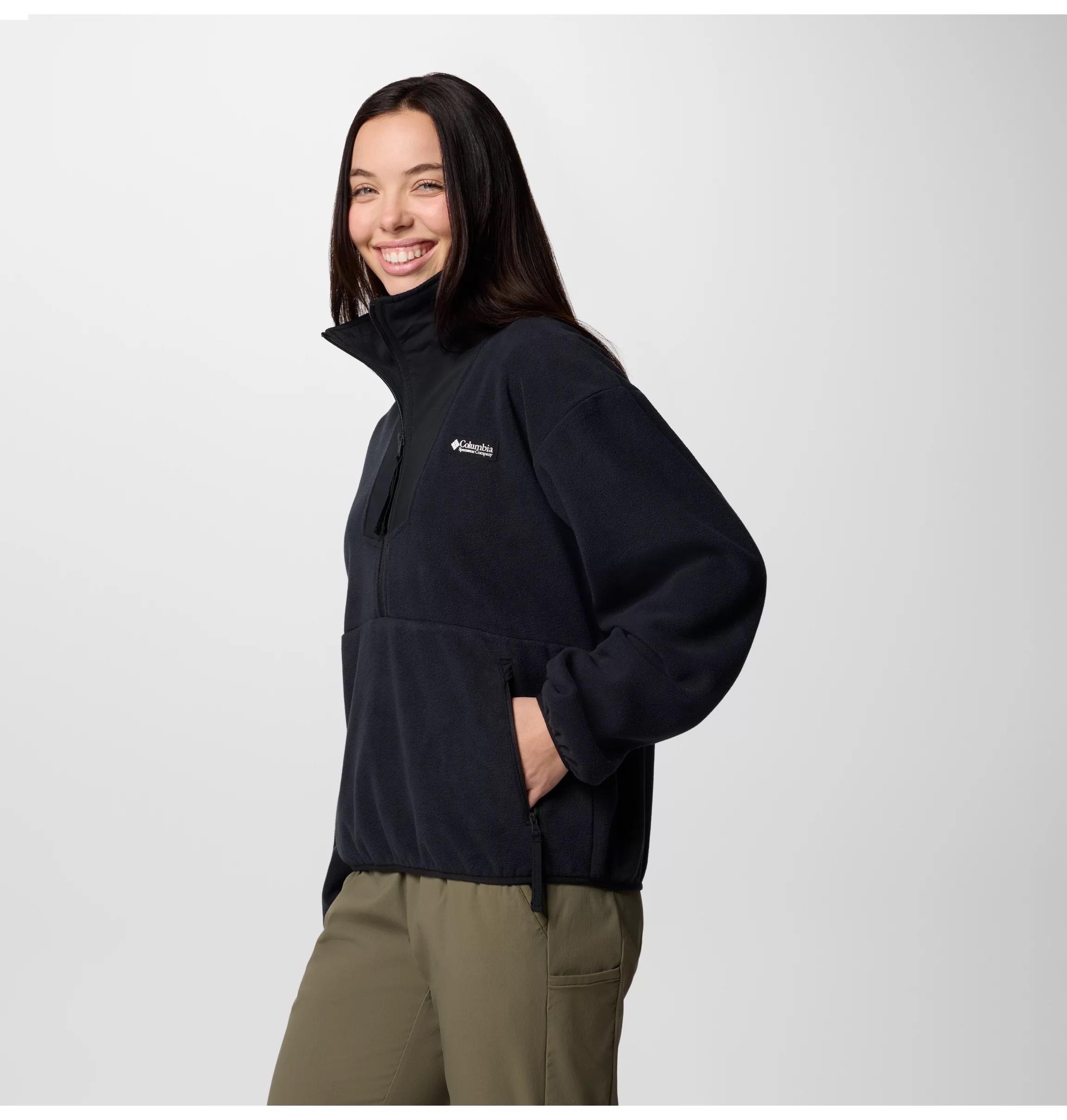 Columbia Sweatshirt »SEQUOIA GROVE 1/2 ZIP FLEECE«, (1 tlg.)
