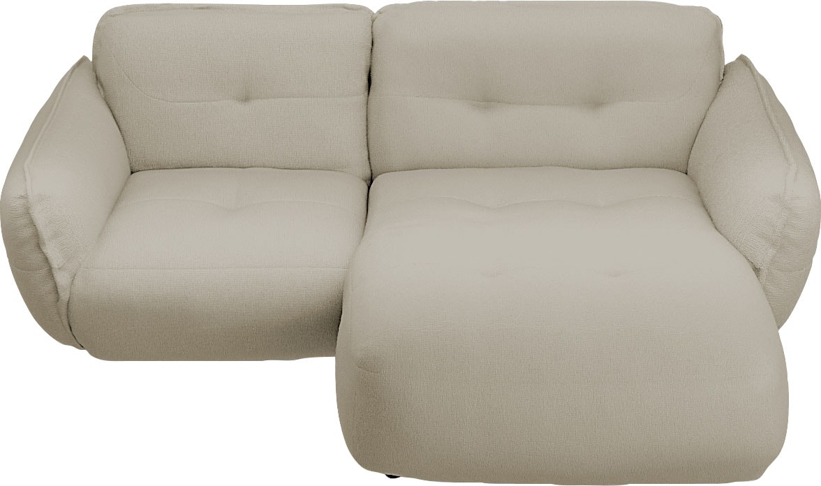BETYPE Ecksofa »Be Fluffy«, Softes Sitzgefühl, moderne Kedernaht, hochwertiger Bezug