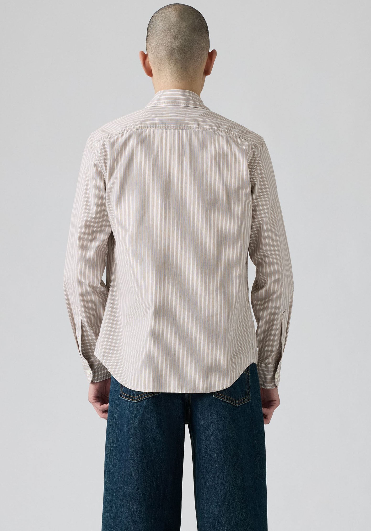 Levi's® Jeanshemd »BATTERY HM SHIRT SLIM« mit Logobadge