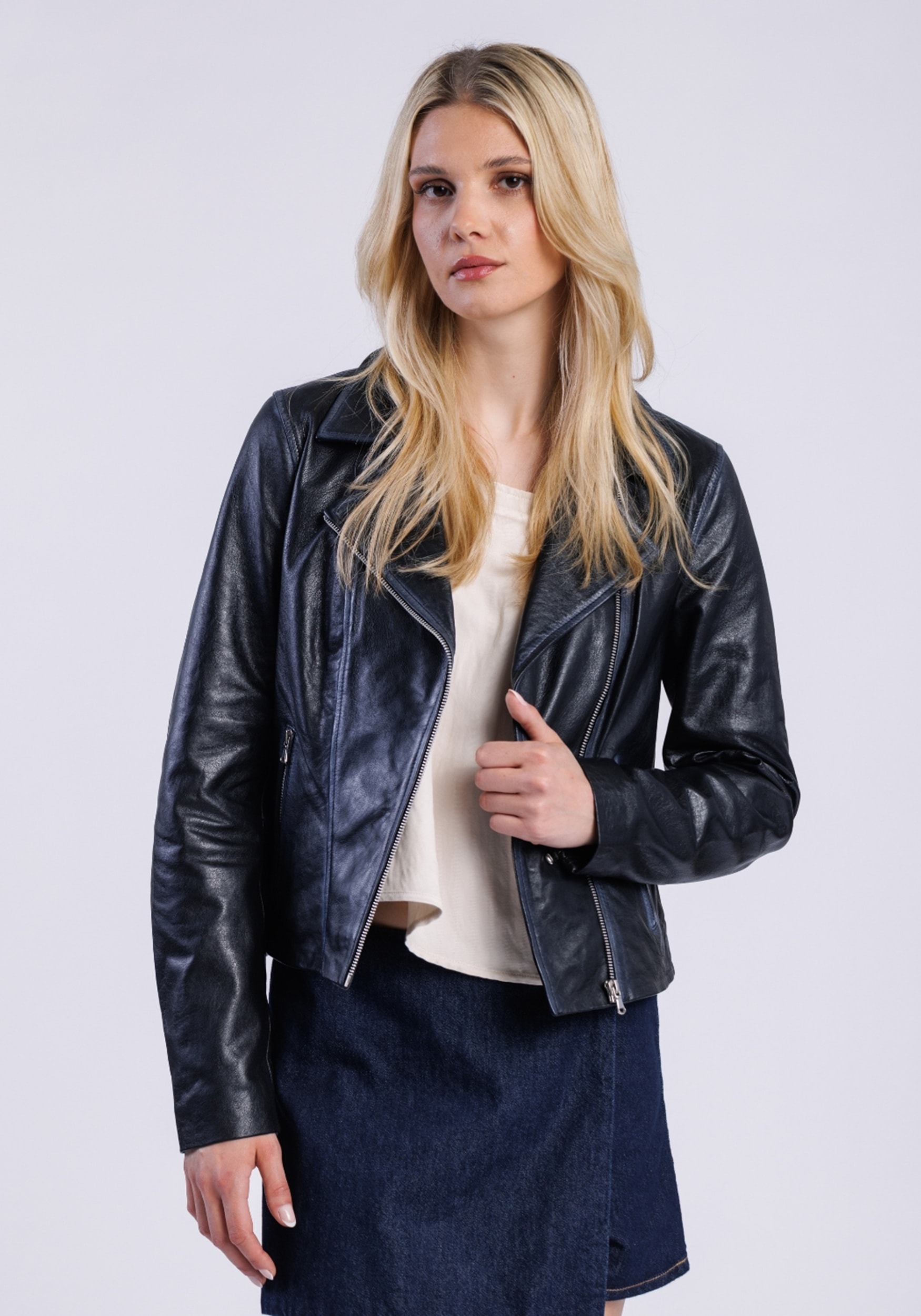 Freaky Nation Lederjacke »Lederjacke-FN«