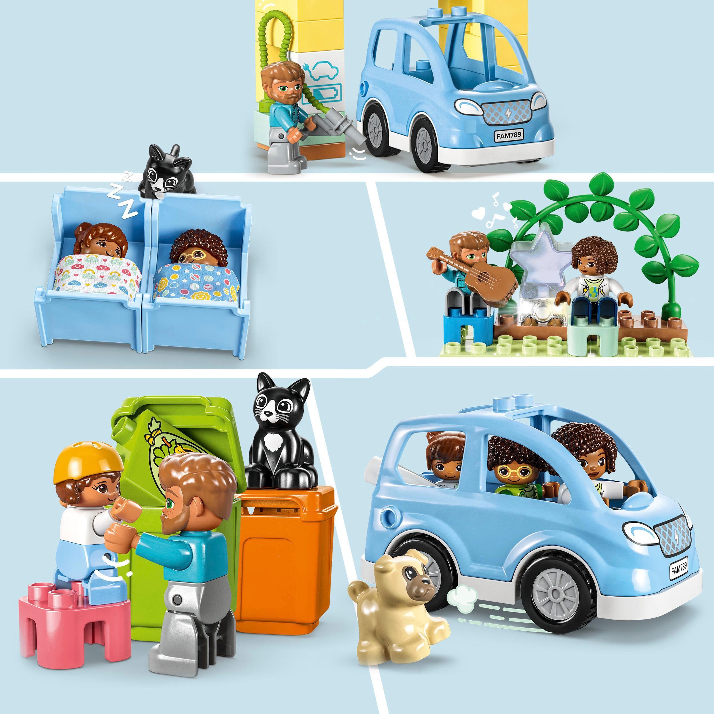 LEGO® Konstruktionsspielsteine »3in1 Familienhaus (10994), LEGO® DUPLO«, (218 St.), Made in Europe