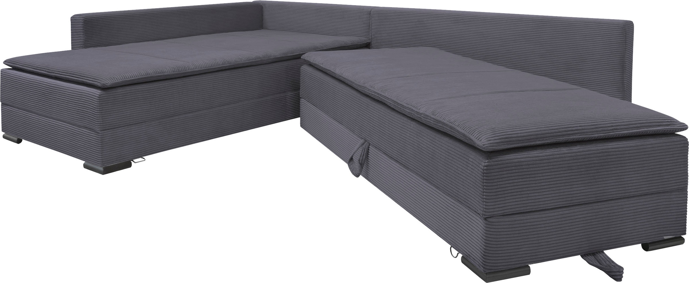 INOSIGN Ecksofa »Night & Day L-Form mit Dauer-Schlaffunktion, Cord-Bezug!«, inklusive Bettfunktion und Bettkasten
