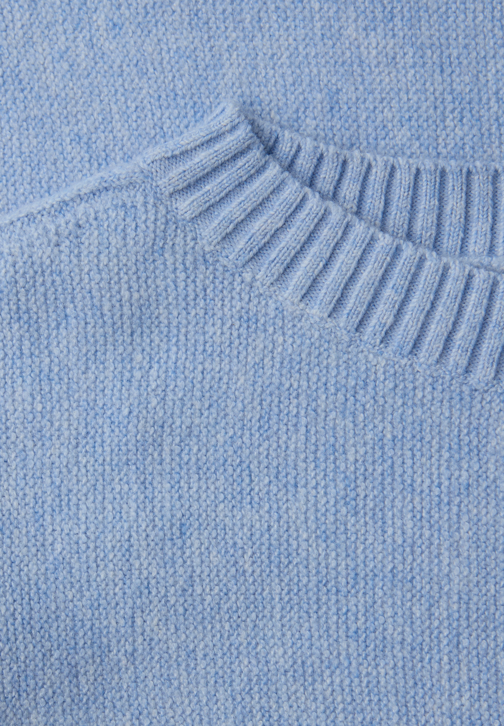 STREET ONE Rundhalspullover mit Rippbündchen