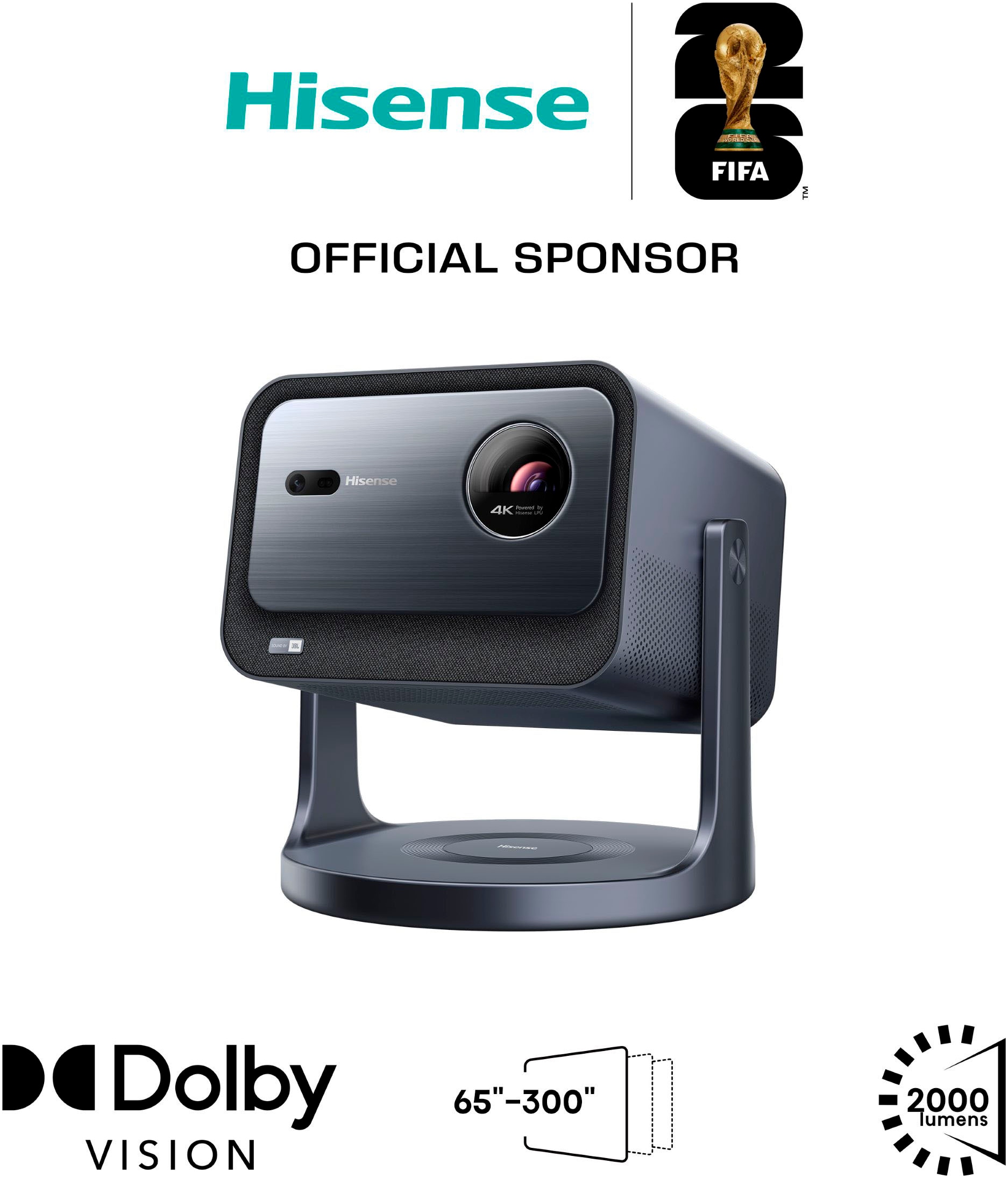Hisense C2 2000 ANSI lumens UHD 4K (3840x2160) Grey