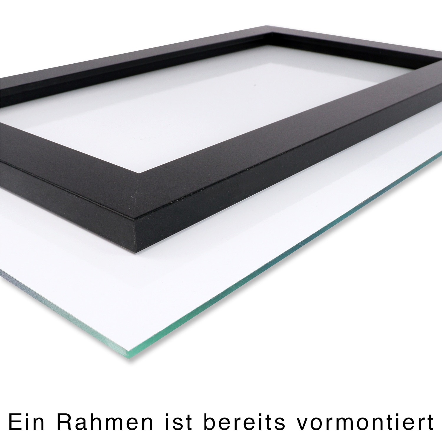 queence Acrylglasbild »Wolfsgesicht«, Baumbilder-Bäume-Gesicht-Kunst-Landschaft-mystischer Wald-Natur-Schwarz-Weiß-Wald-Waldbilder-Wildtiere-Wolfbilder-Wölfe, (1 St.), Fine Art-Print in Galeriequalität